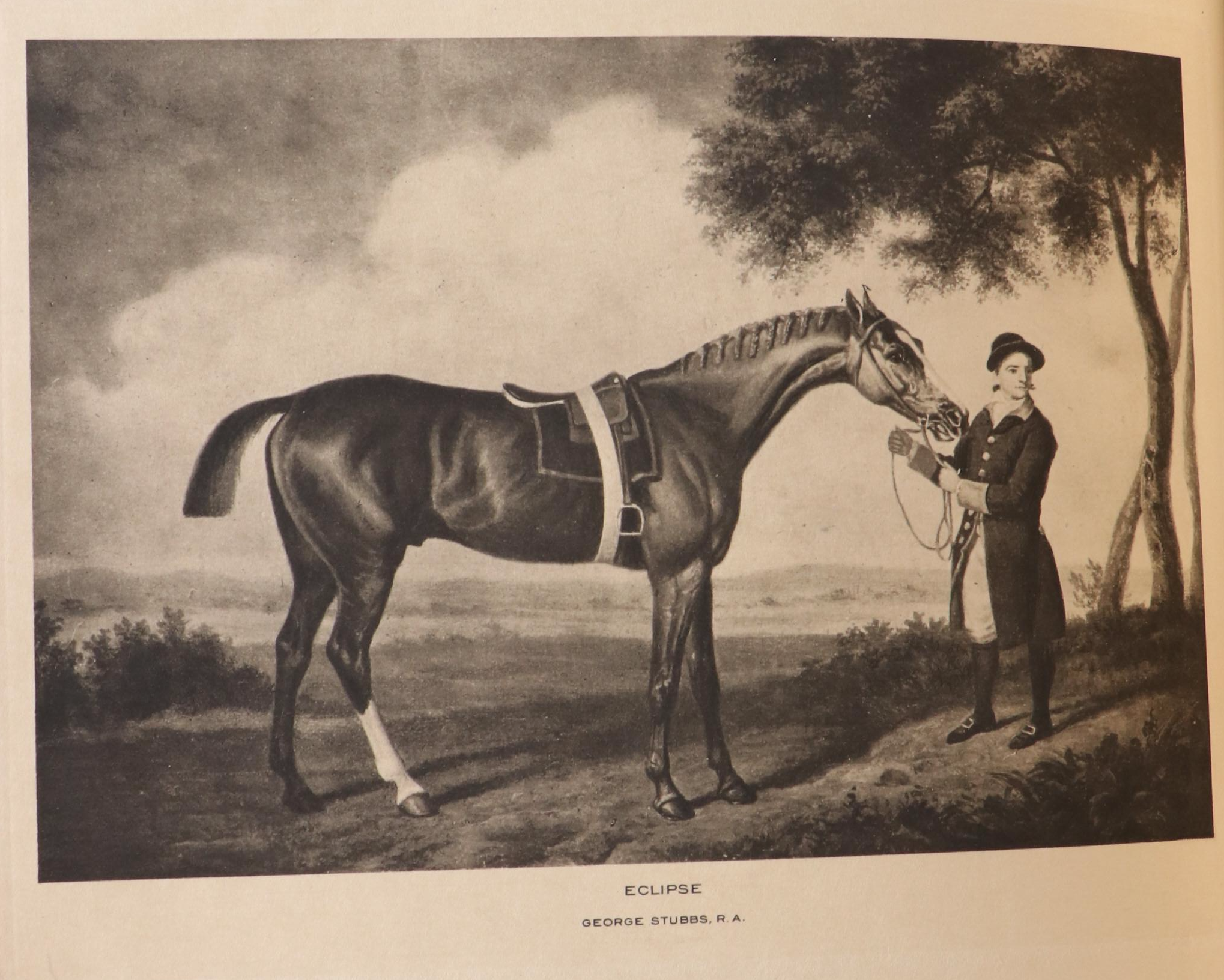 Signed "Cherished Portraits of Thoroughbred Horses" with Notes by W. S. Vosburgh