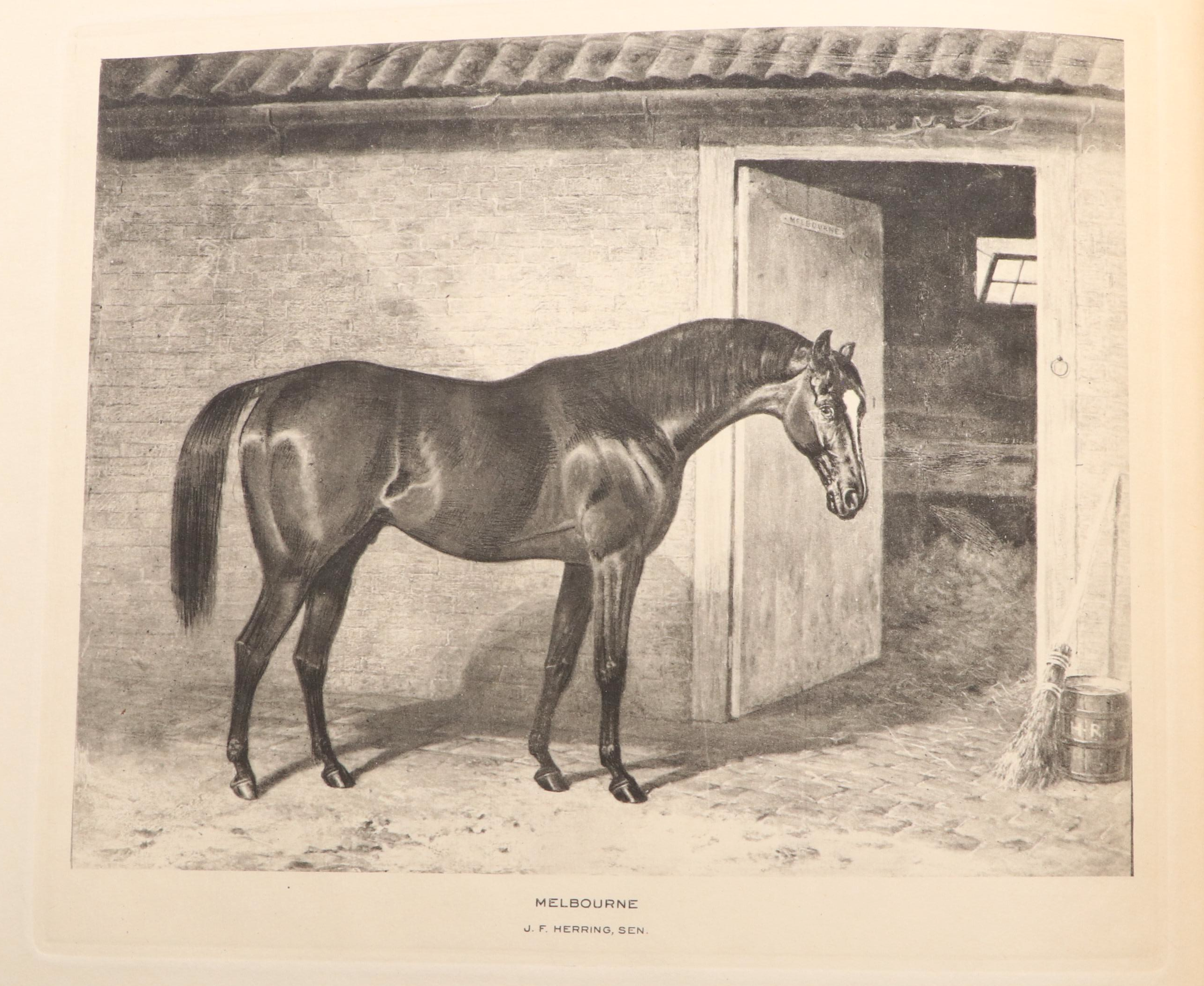 Signed "Cherished Portraits of Thoroughbred Horses" with Notes by W. S. Vosburgh