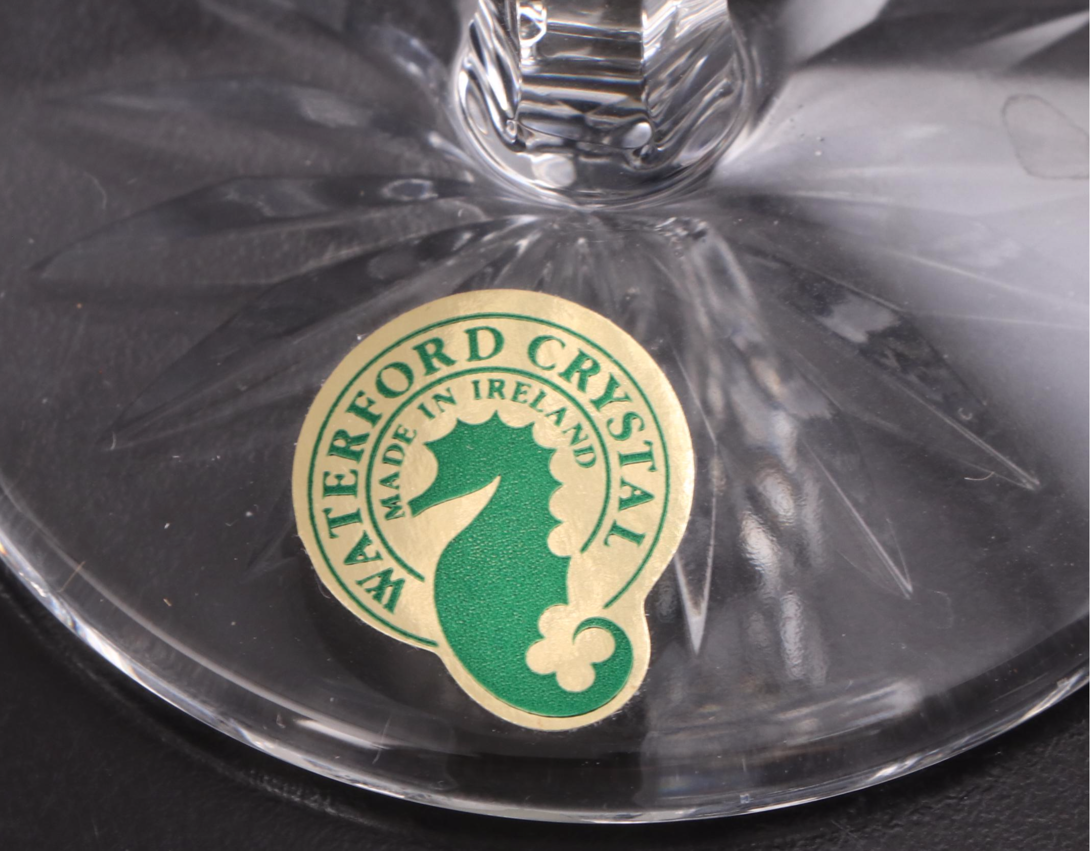 Waterford Crystal "Lismore" Stemware, Cocktail Glasses and Dessert Bowls