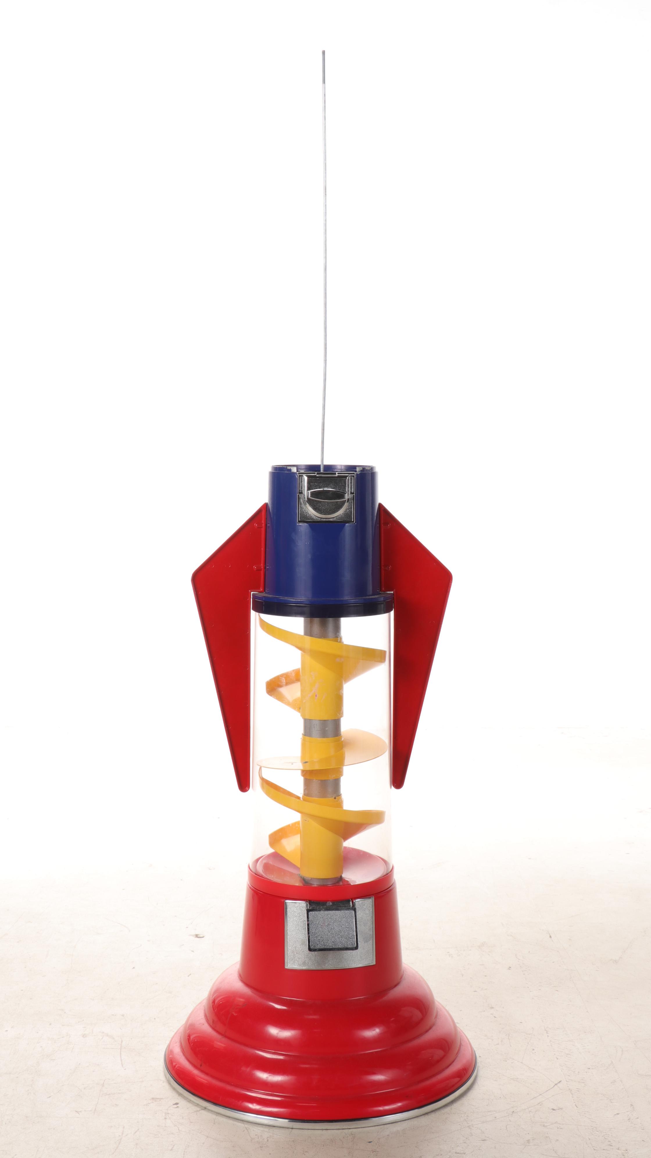 Spiro Rocket Metal Spiral Gumball Machine
