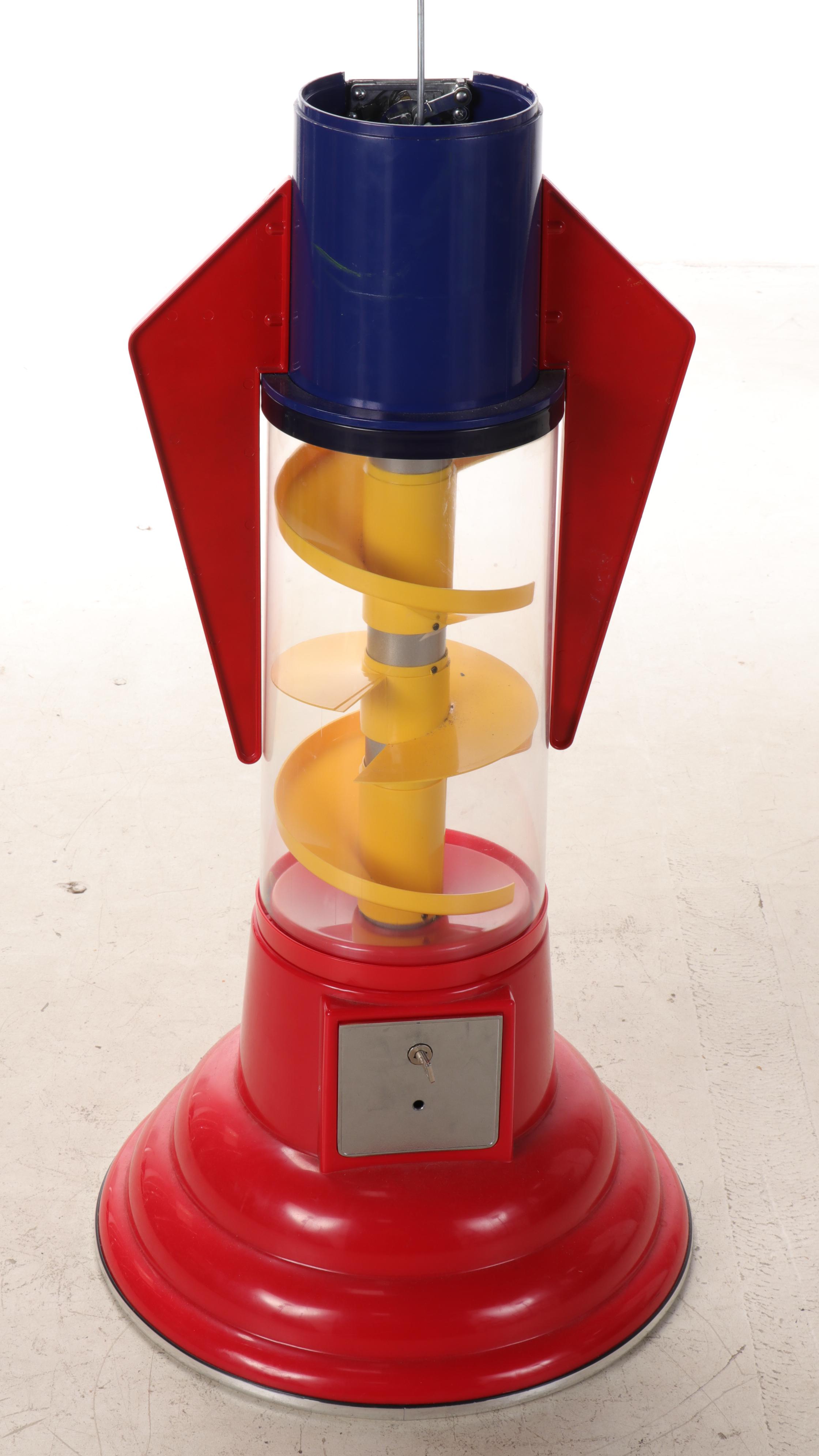 Spiro Rocket Metal Spiral Gumball Machine
