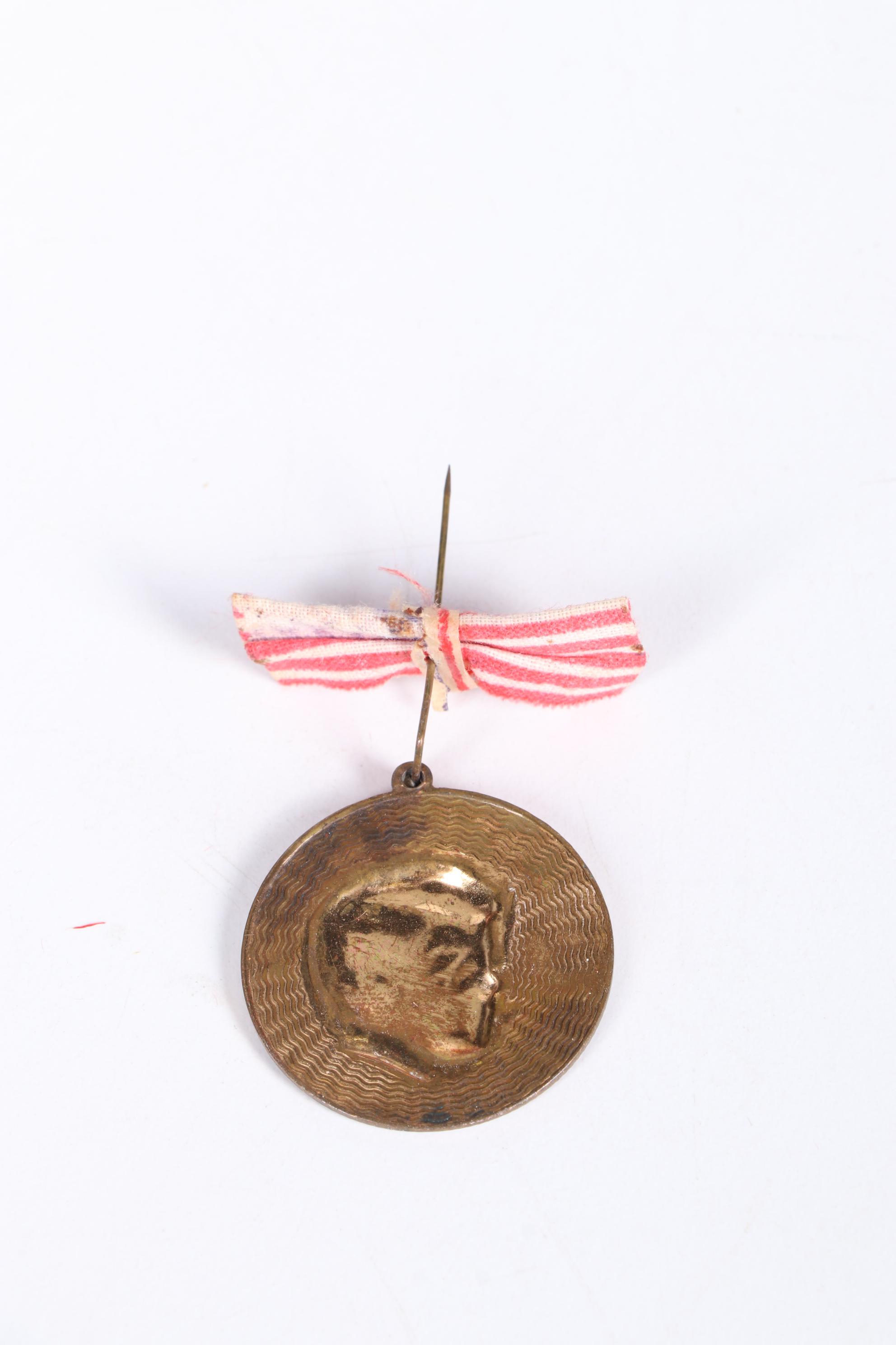 John F. Kennedy Memorabilia Including Repoussé Half Dollar