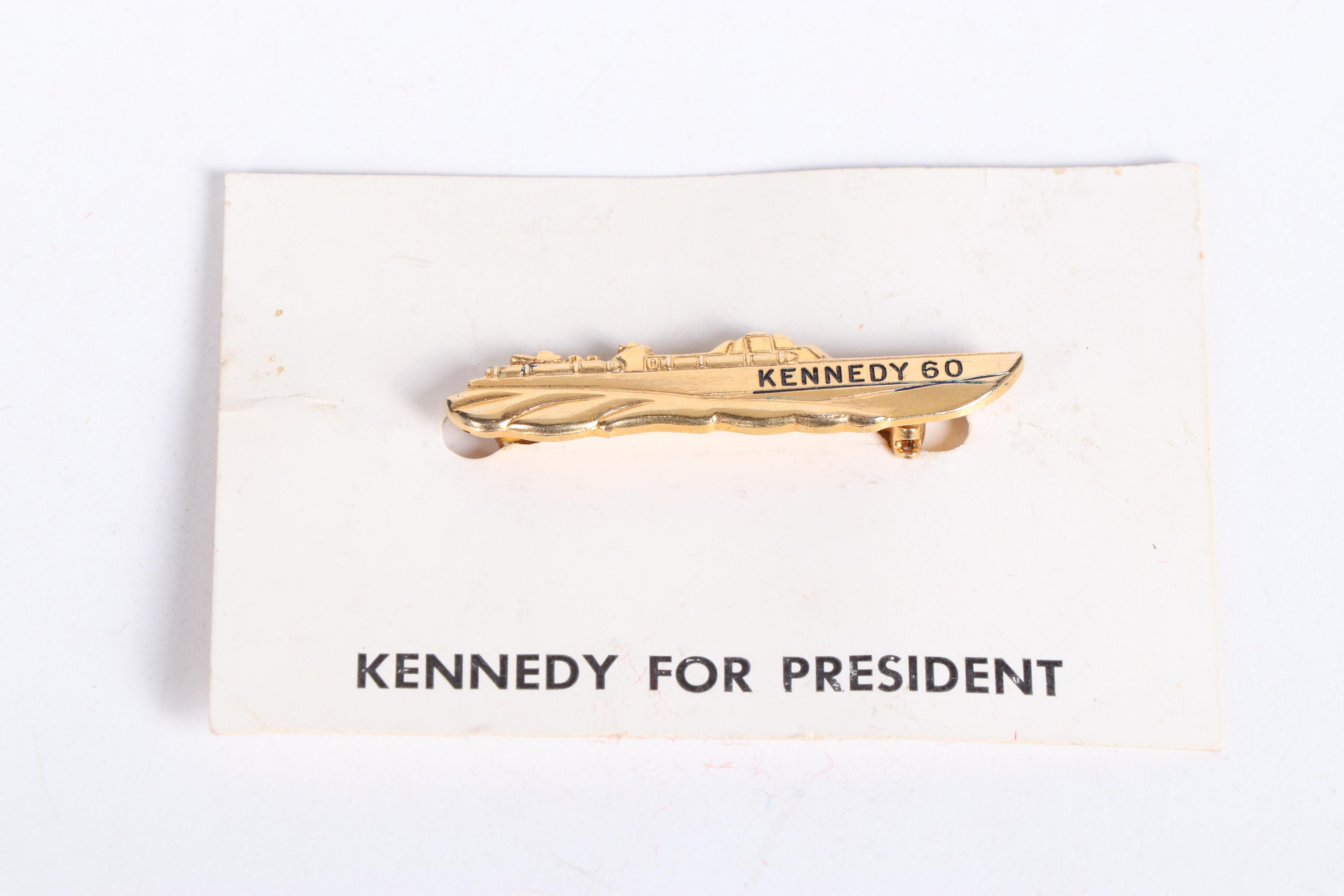 John F. Kennedy Memorabilia Including Repoussé Half Dollar