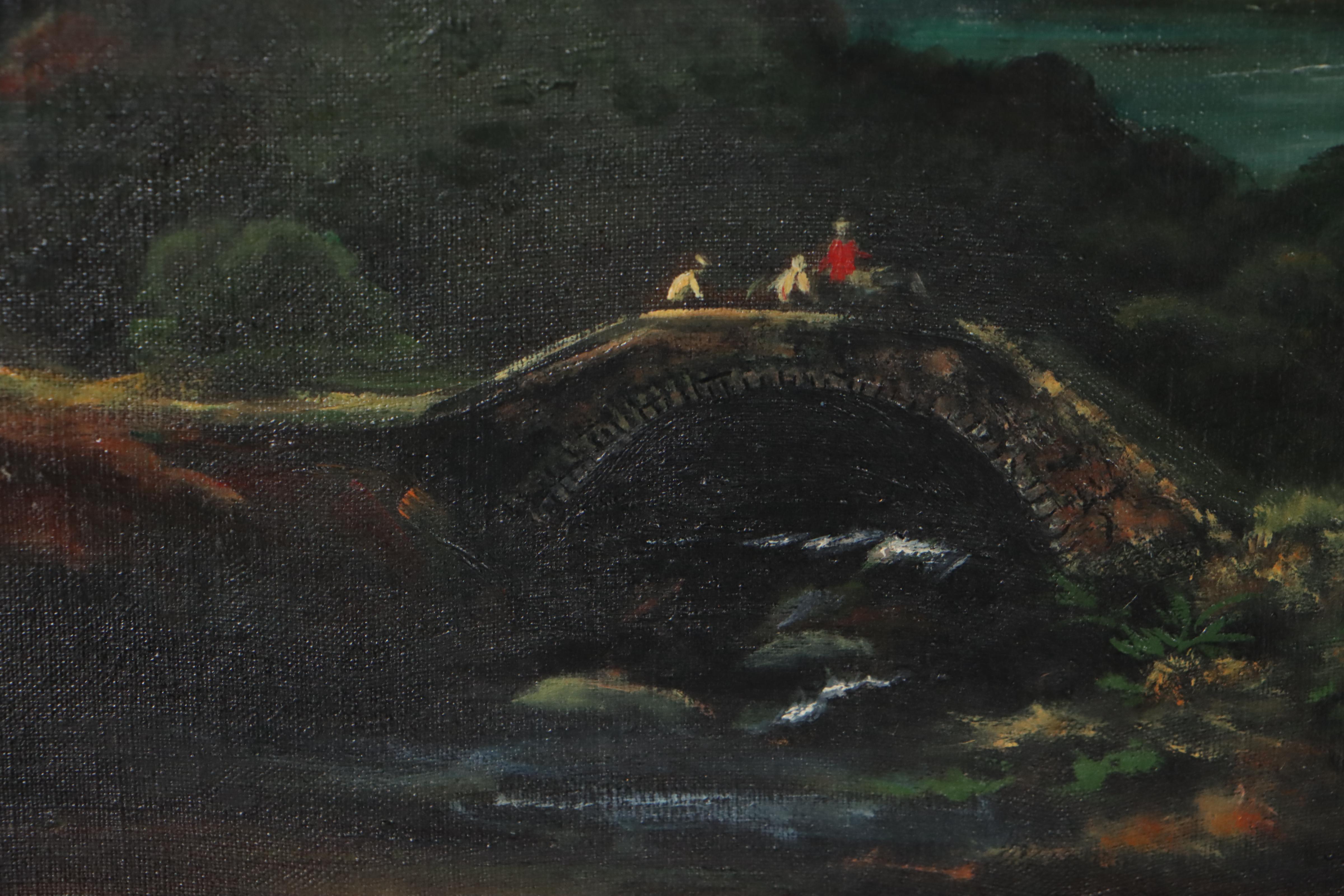 Continental Landscape Oil Painting