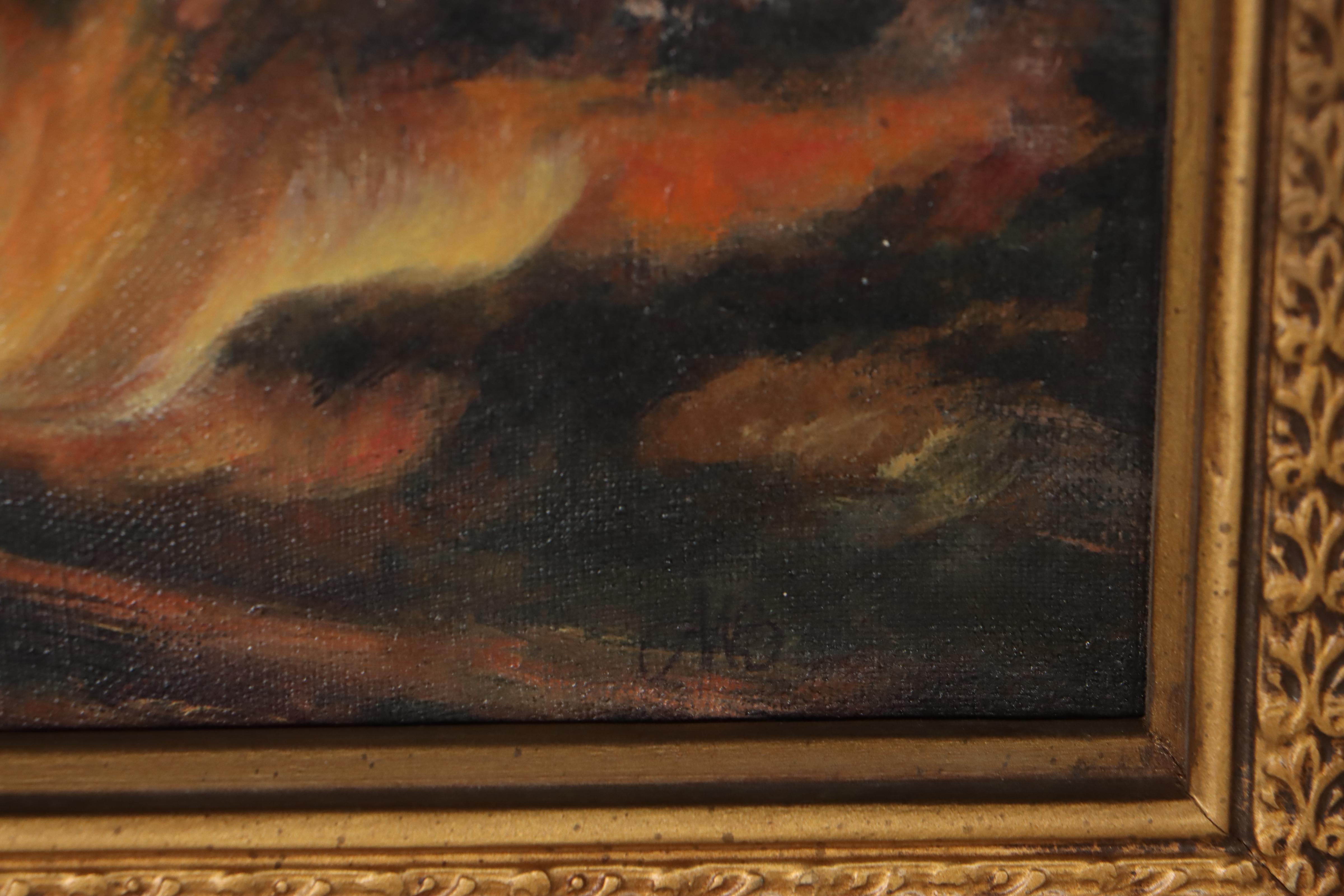 Continental Landscape Oil Painting