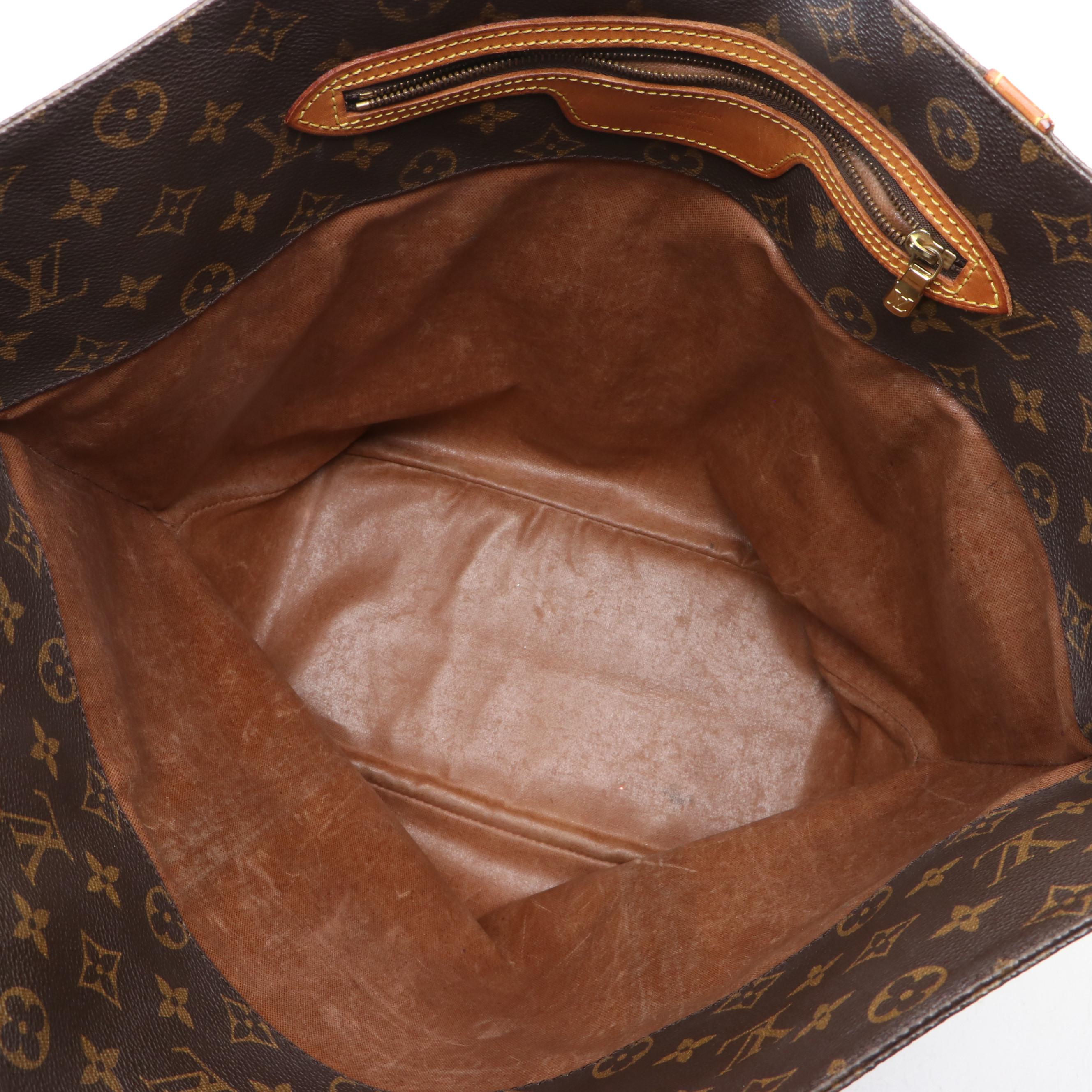 Louis Vuitton Sac Shopping Tote in Monogram Canvas and Vachetta Leather