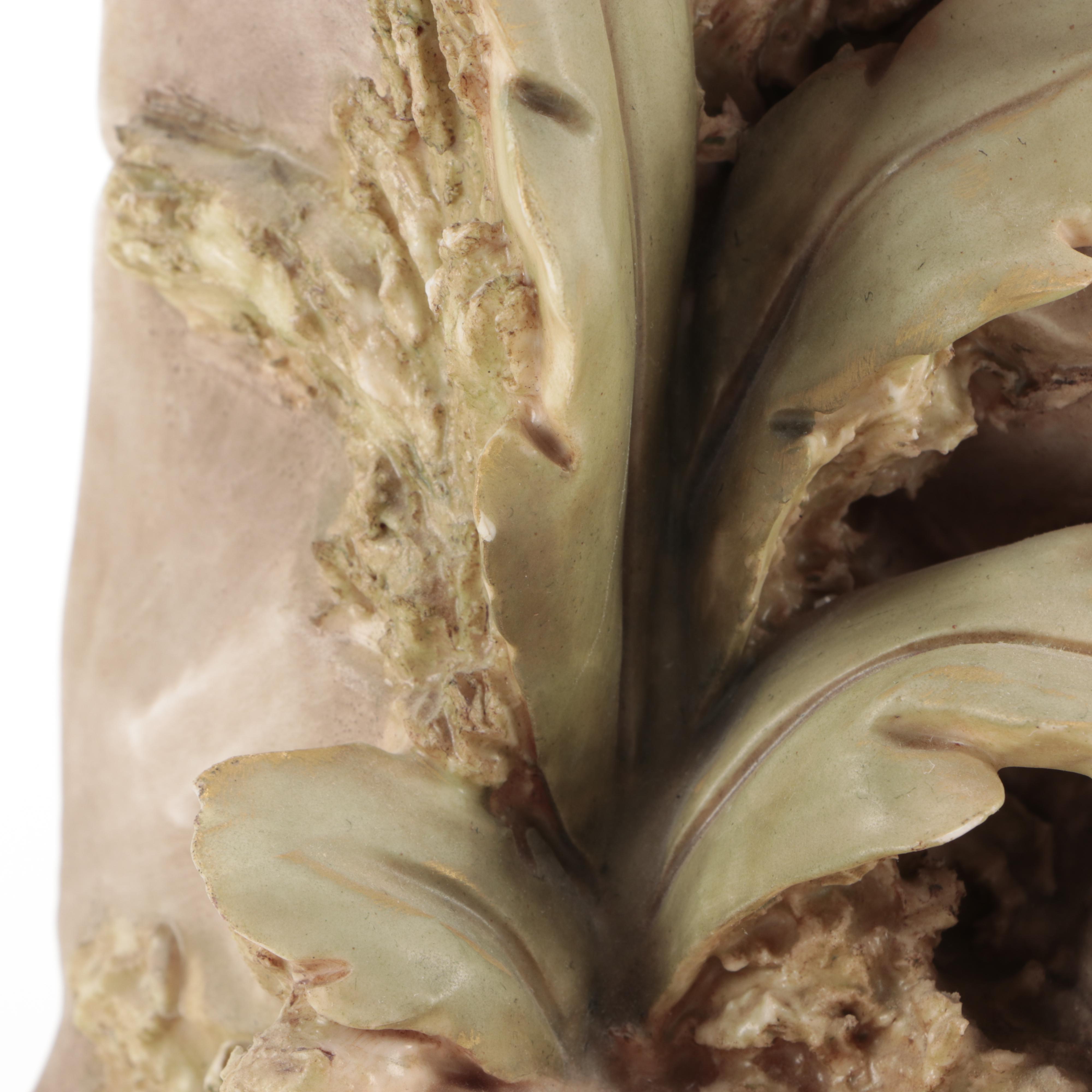 Royal Dux Bohemia Porcelain Figural Vase, Early to Mid 20th Century