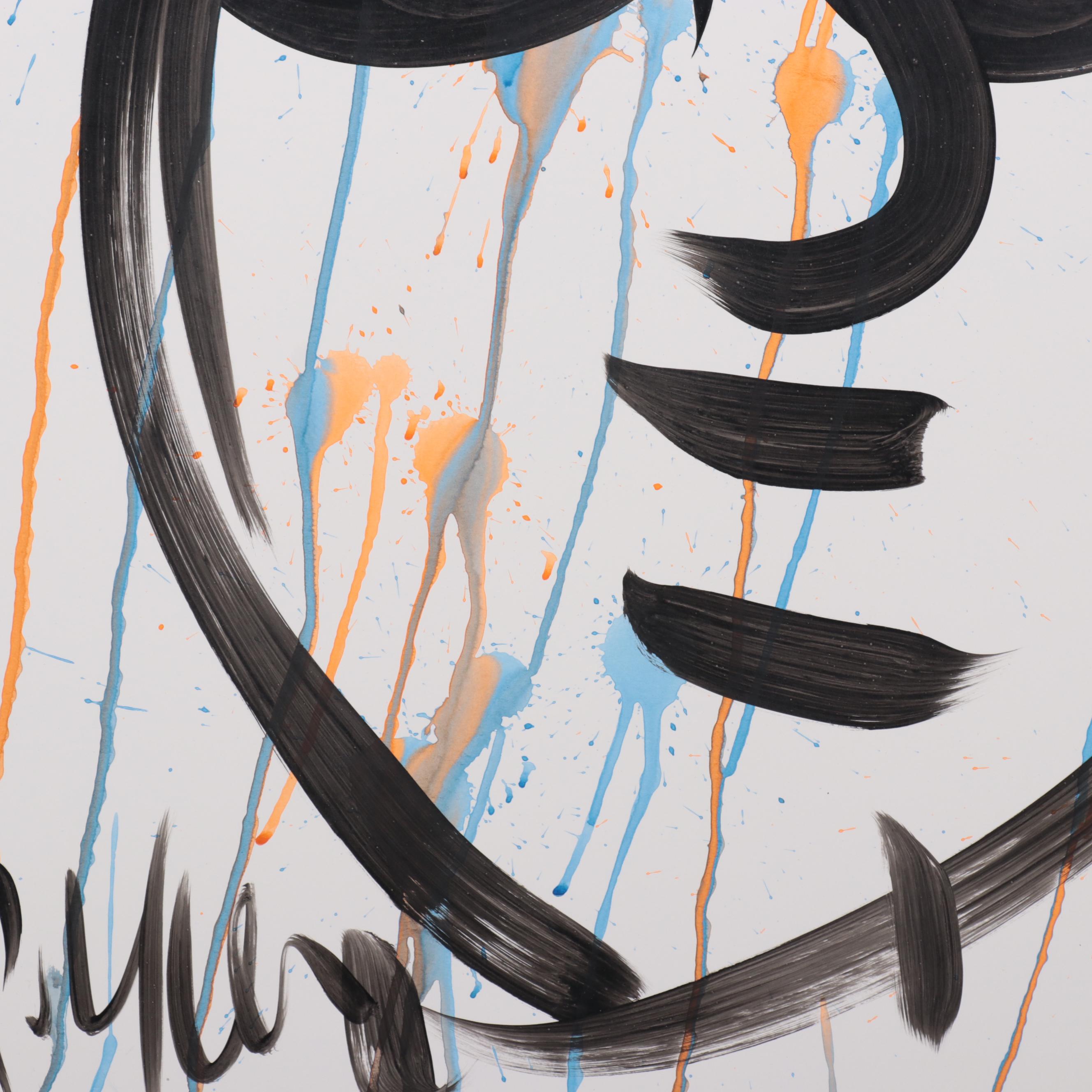 Peter Keil Abstract Acrylic Portrait