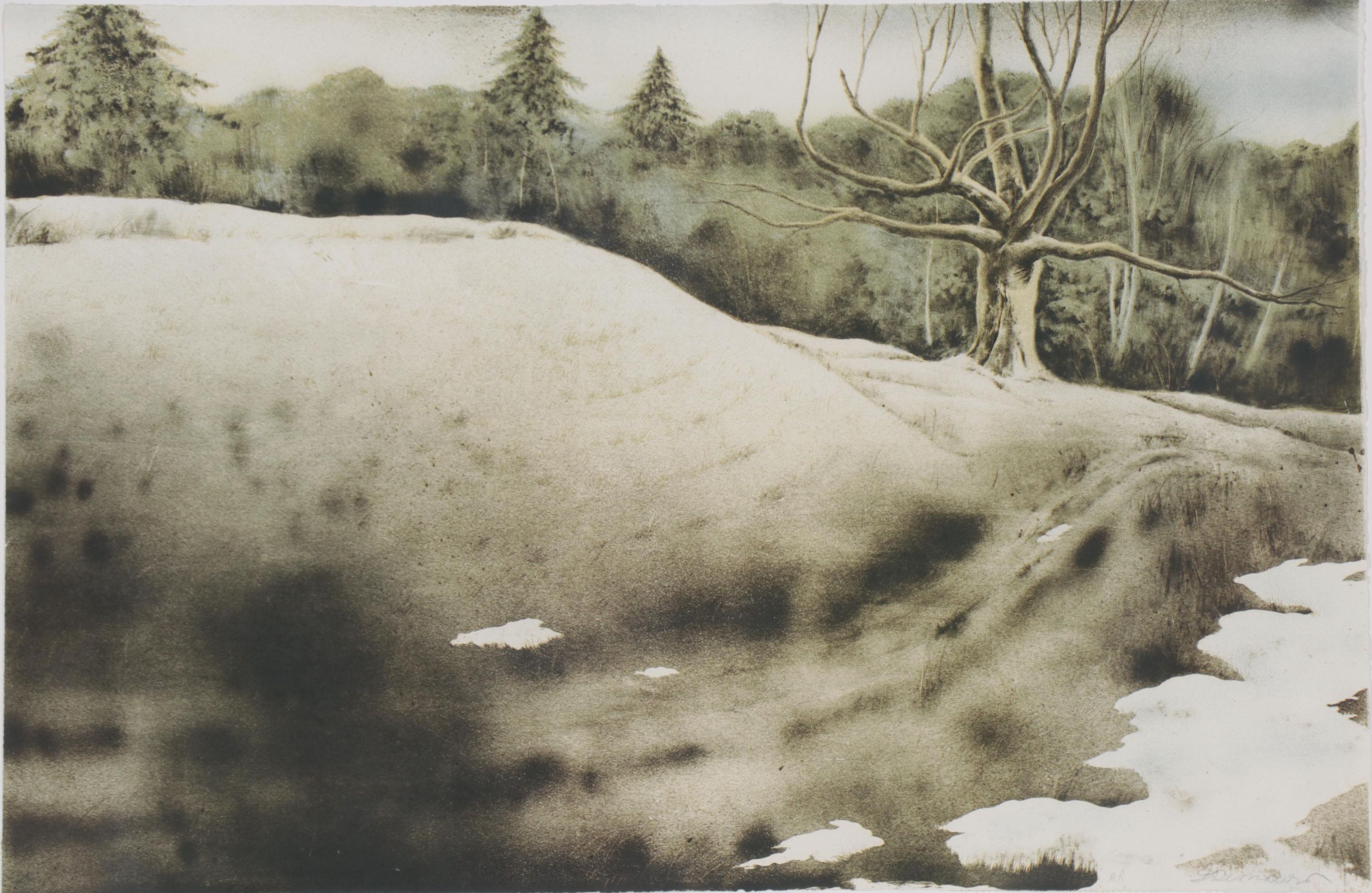 Lithograph of Forest Hill, Late 20th Century