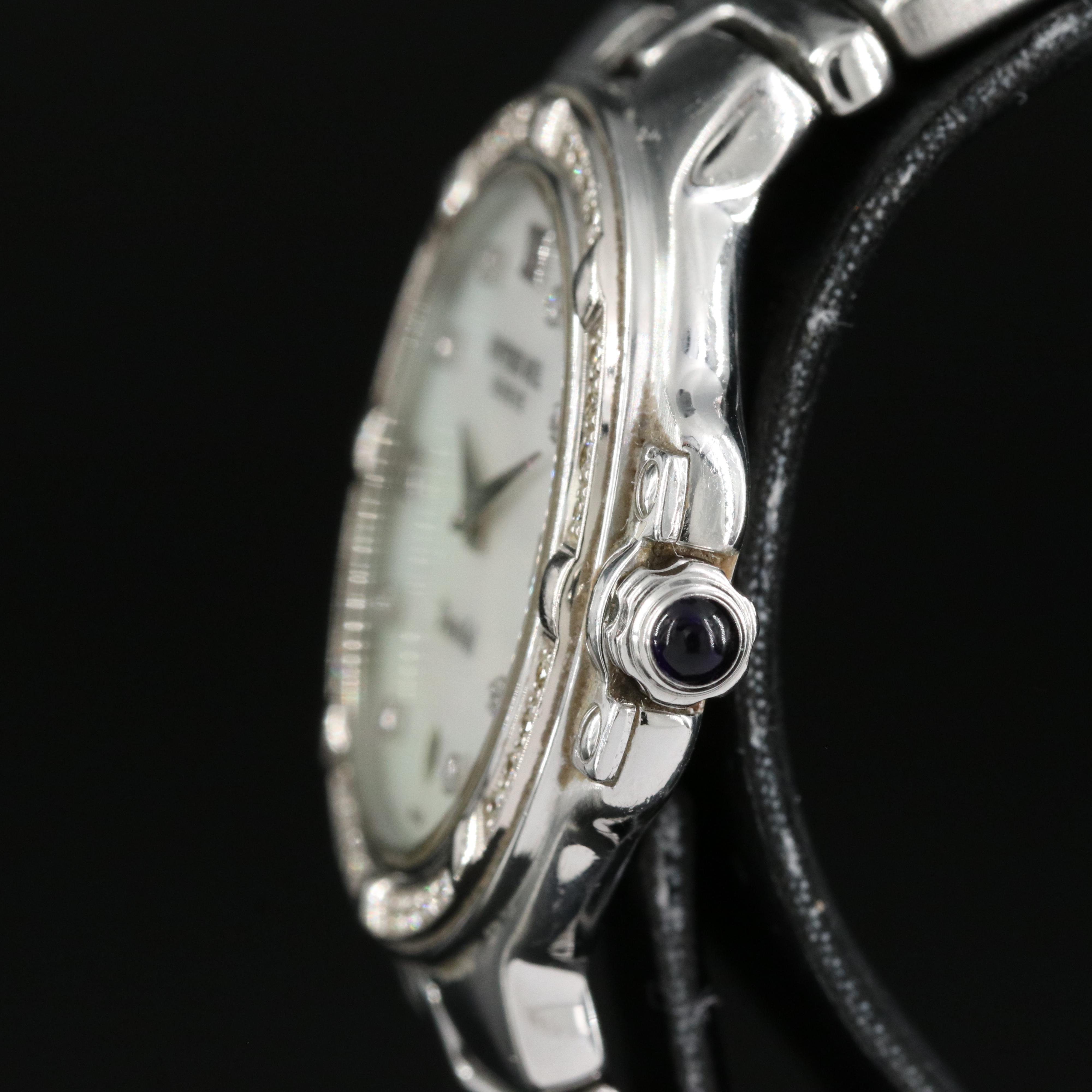 Diamond and Mother-of-Pearl Raymond Weil Parsifal Watch