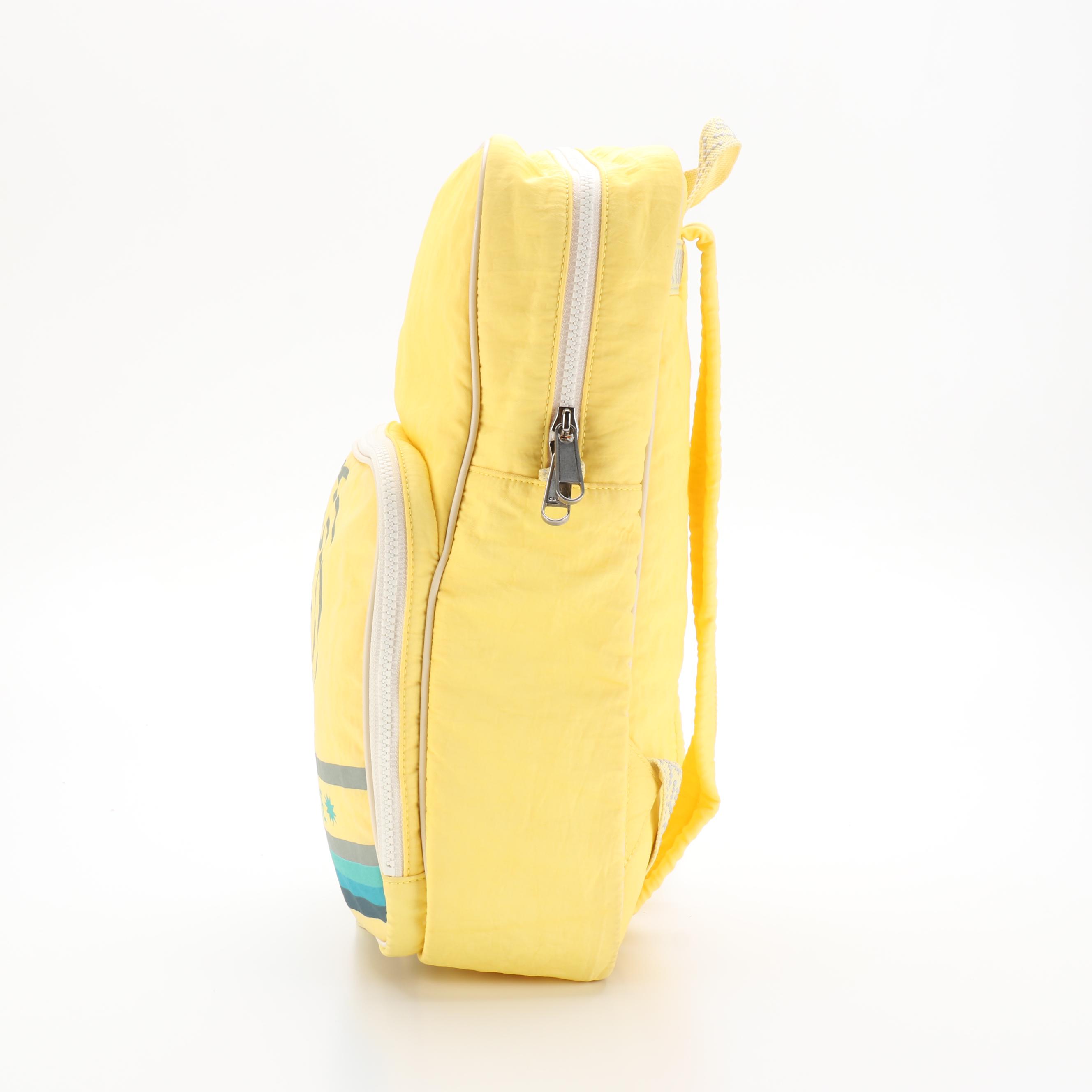 Gucci Blind for Love Backpack in Yellow Nylon Twill