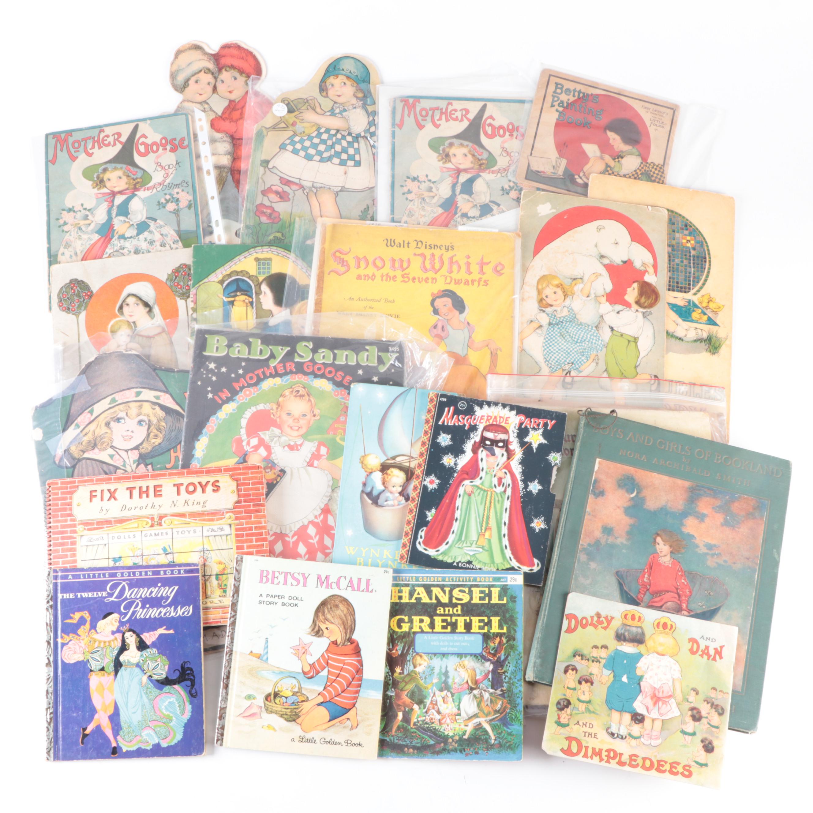 Mother Goose, Peter Rabbit and More Children's Books, Early to Mid 20th Century