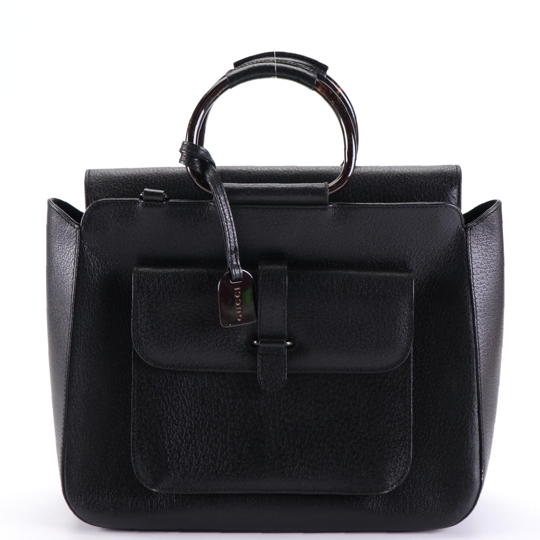 Gucci Grained Leather Handbag