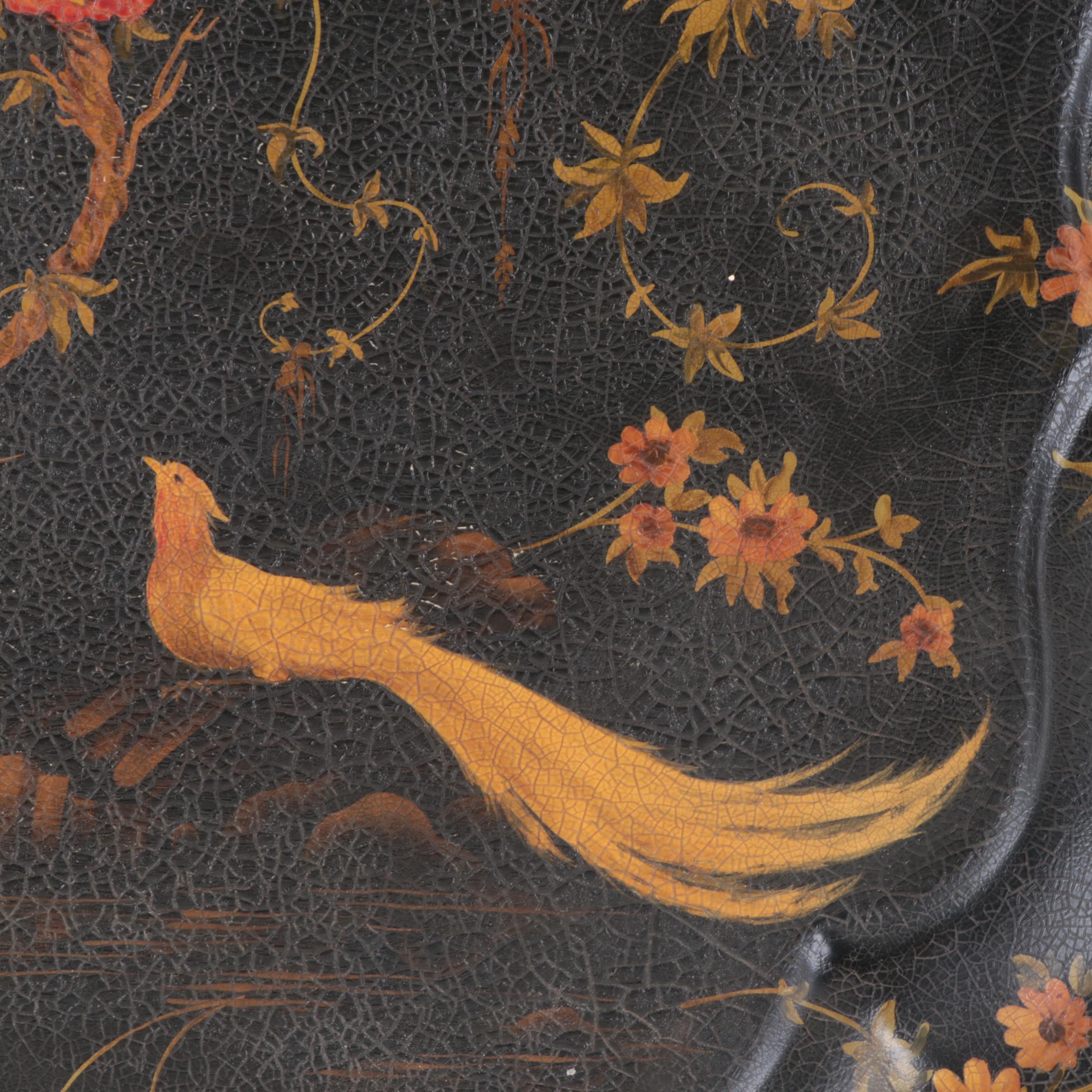 Pontypool Style Toleware Tray, 19th Century