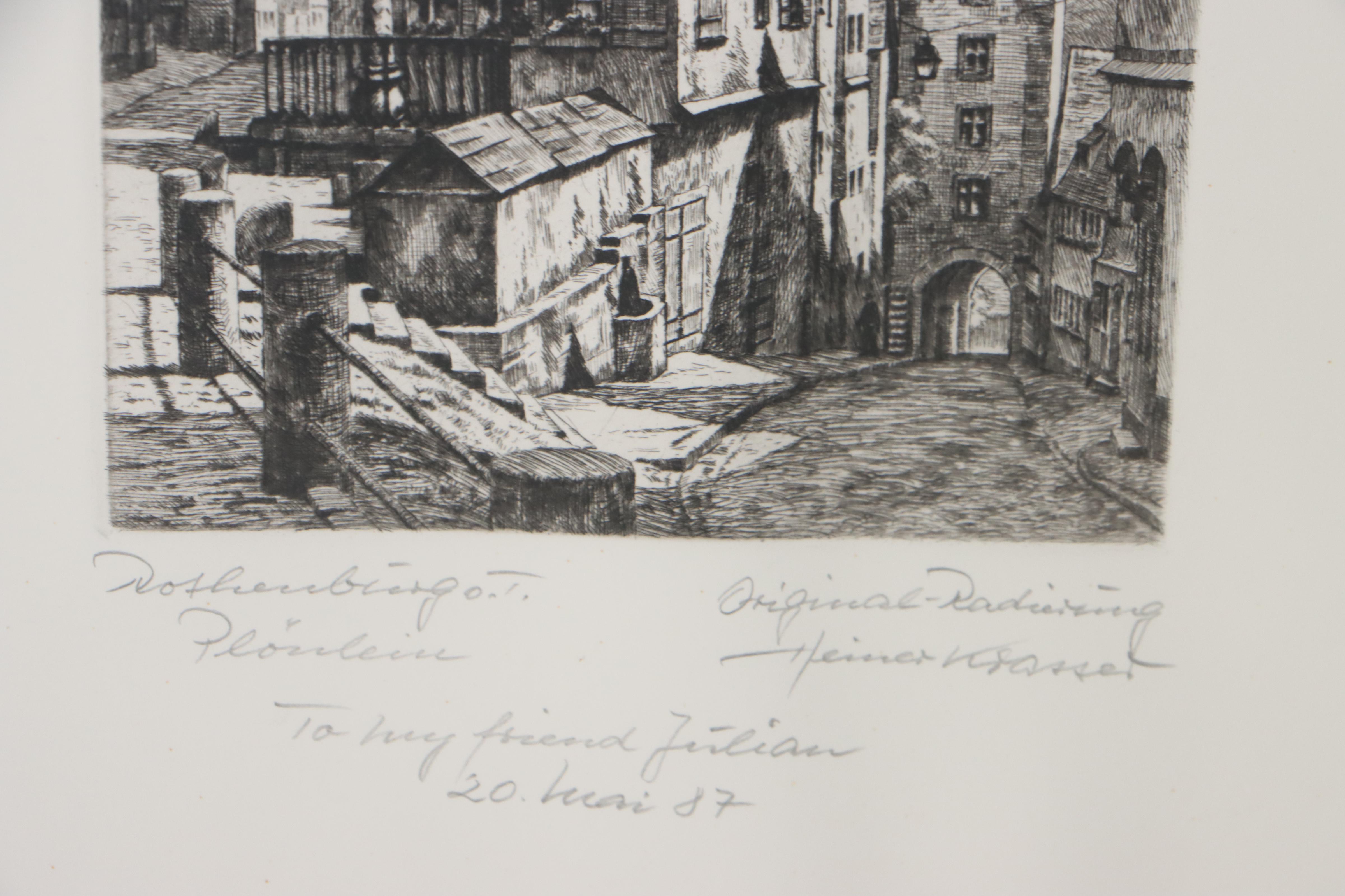 Etchings of German Street Scenes, More