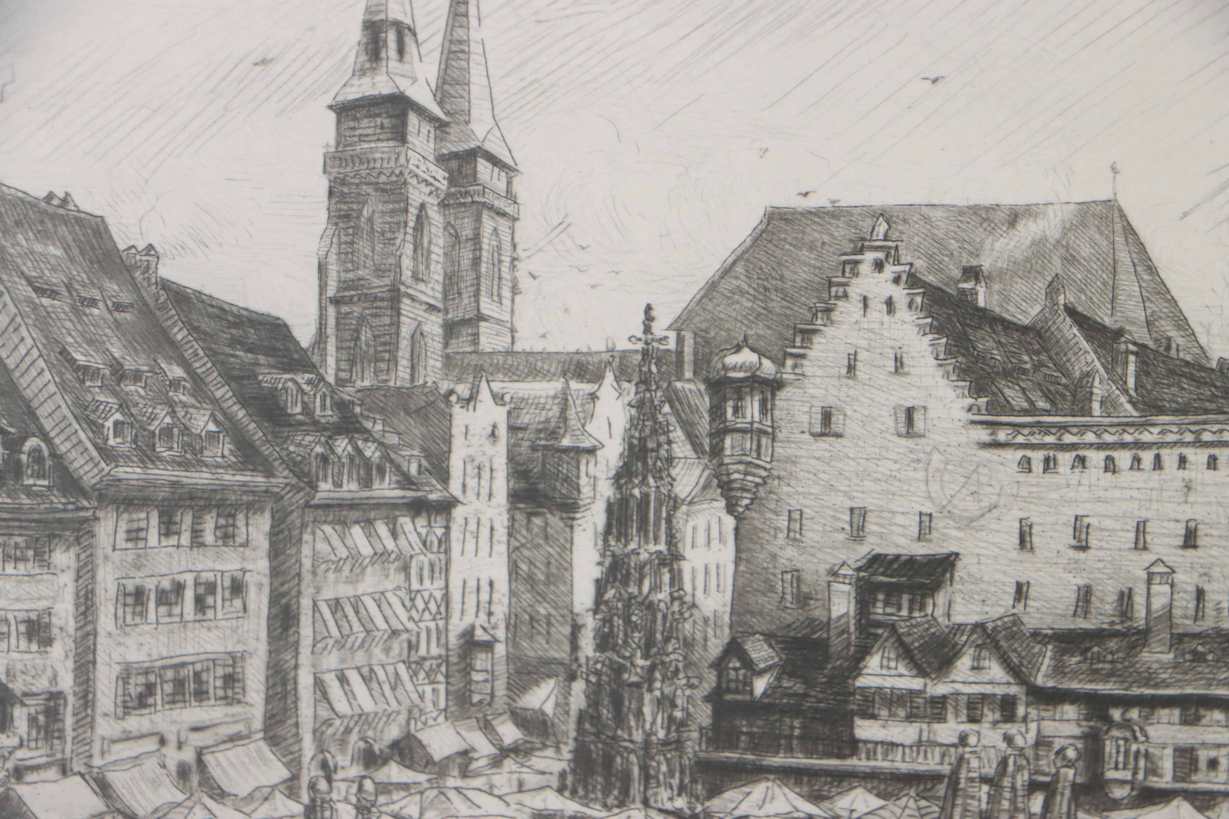 Etchings of German Street Scenes, More