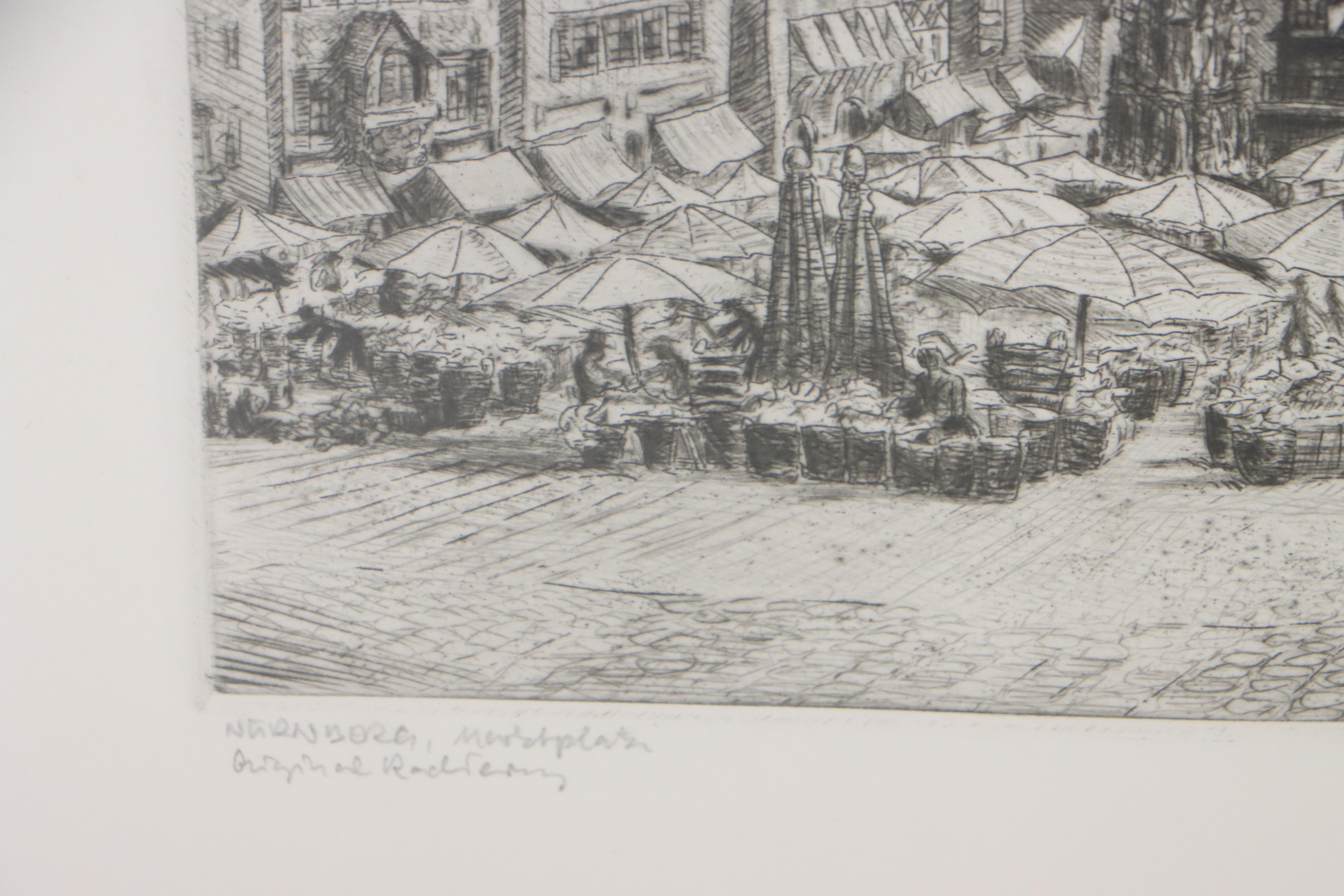 Etchings of German Street Scenes, More