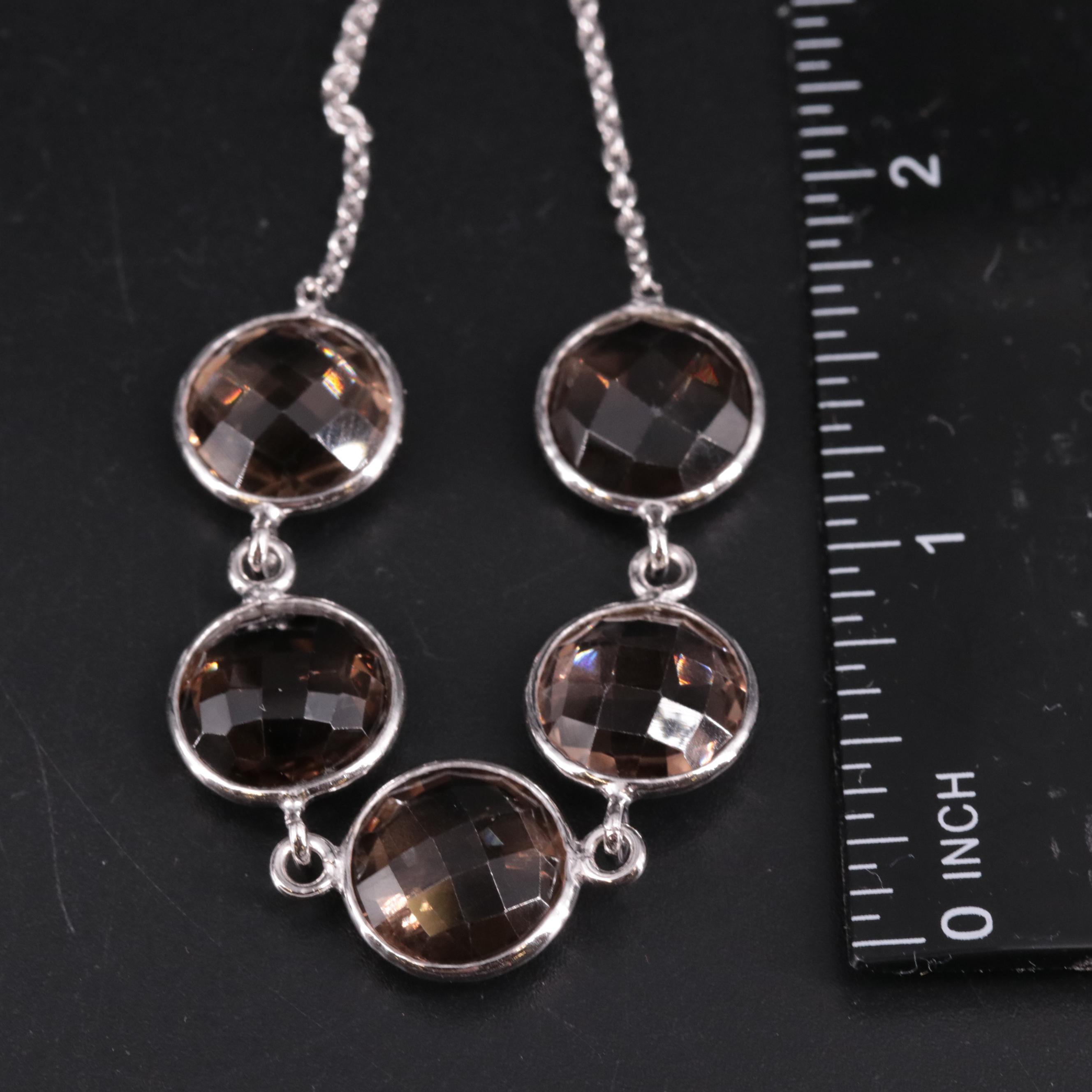 Sterling Silver Gemstone Bracelet