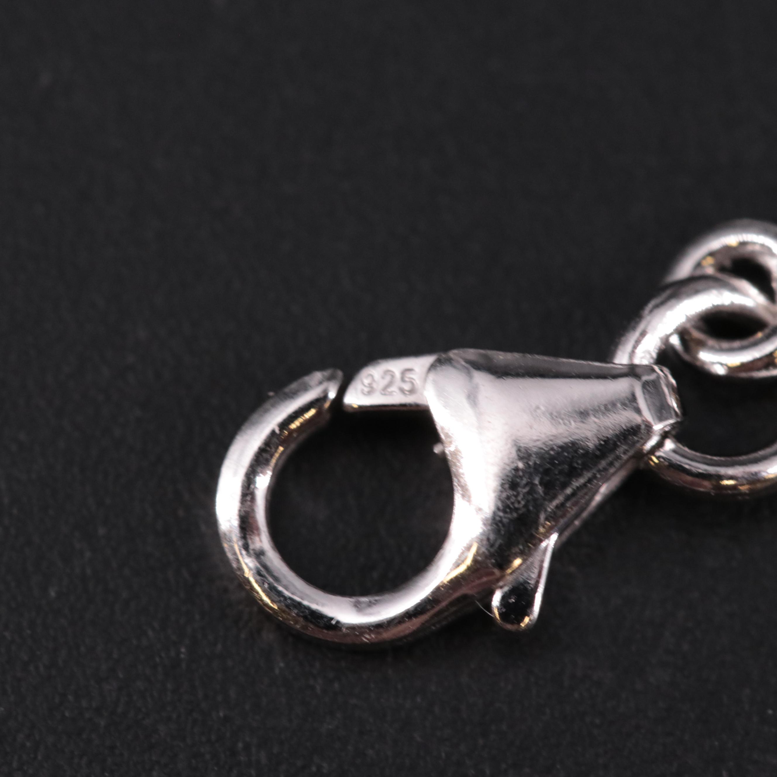 Sterling Silver Gemstone Bracelet