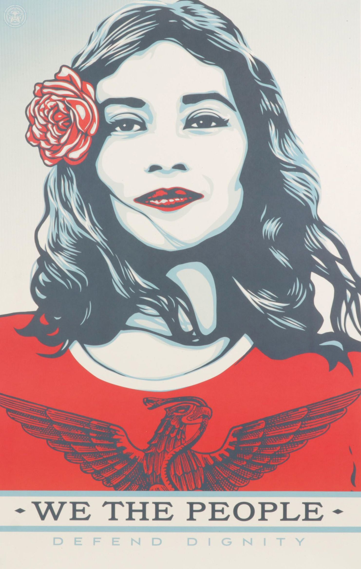 Shepard Fairey for Amplifier Giclée "We the People: Defend Dignity"