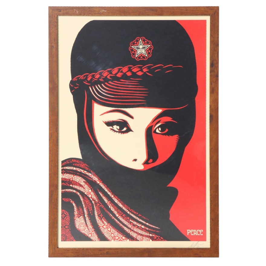 Shepard Fairey Offset Print "Mujer Fatale," 2018
