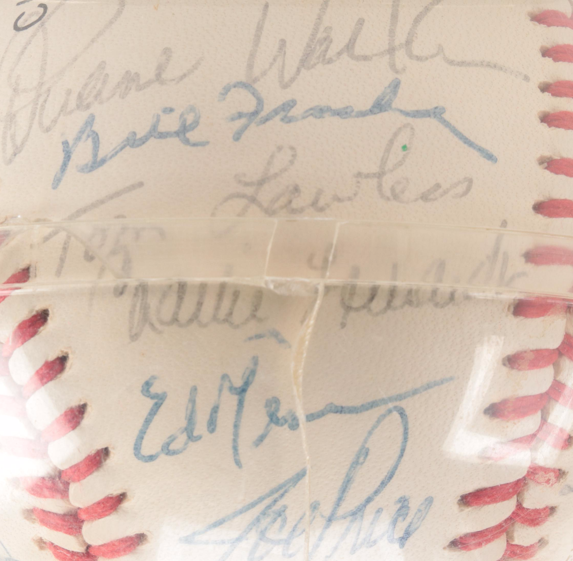 1983 Rawlings Cincinnati Reds Team Signed Baseball With Seaver, Bench, More