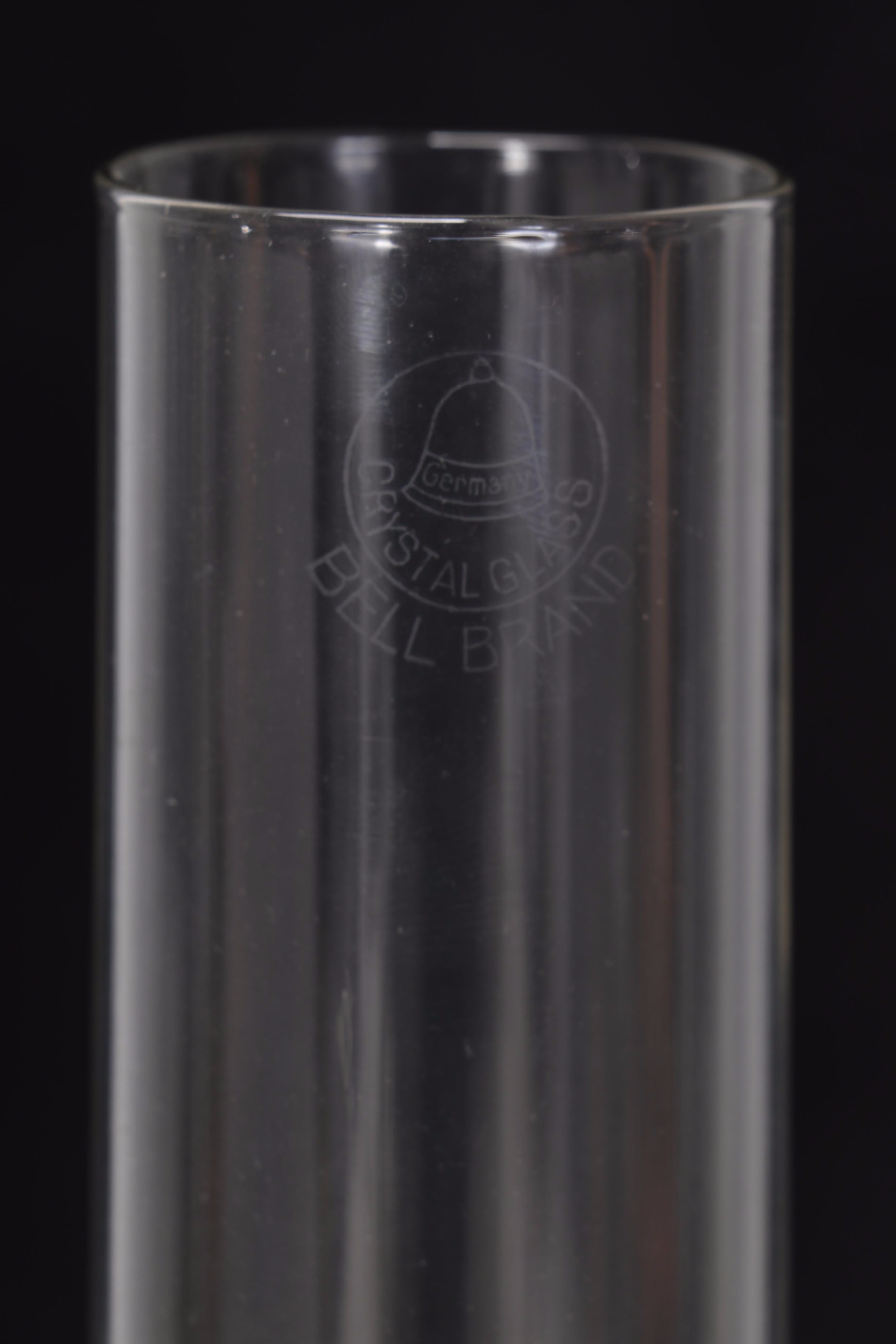 Dorflinger Attributed American Brilliant Cut Glass Oil Table Lamp, Adapted