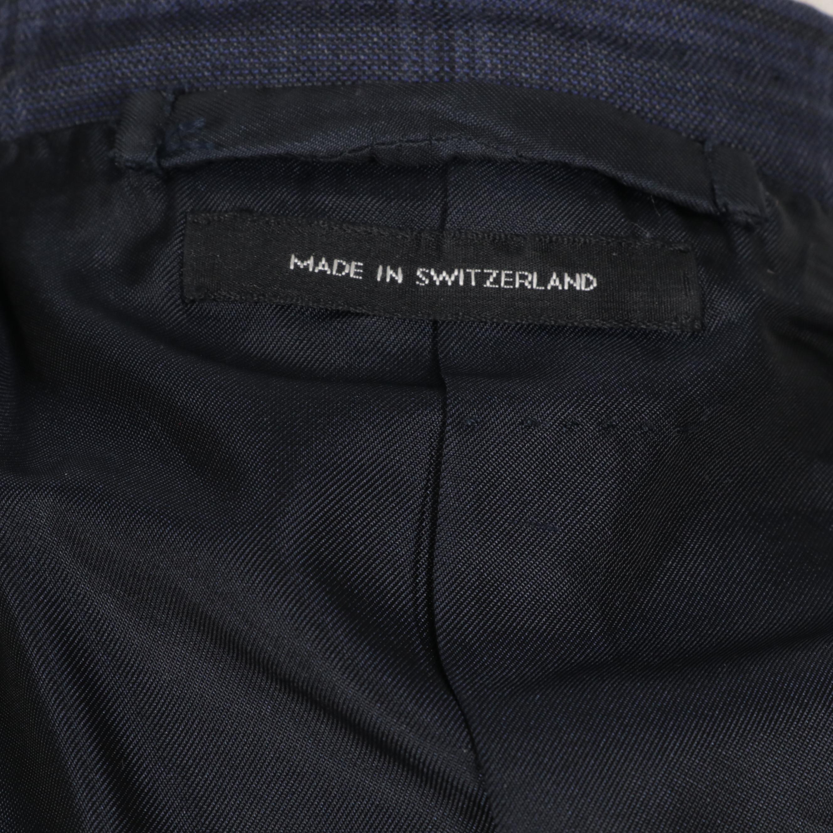 Men's Tom Ford Dark Blue Wool Three-Piece Suit