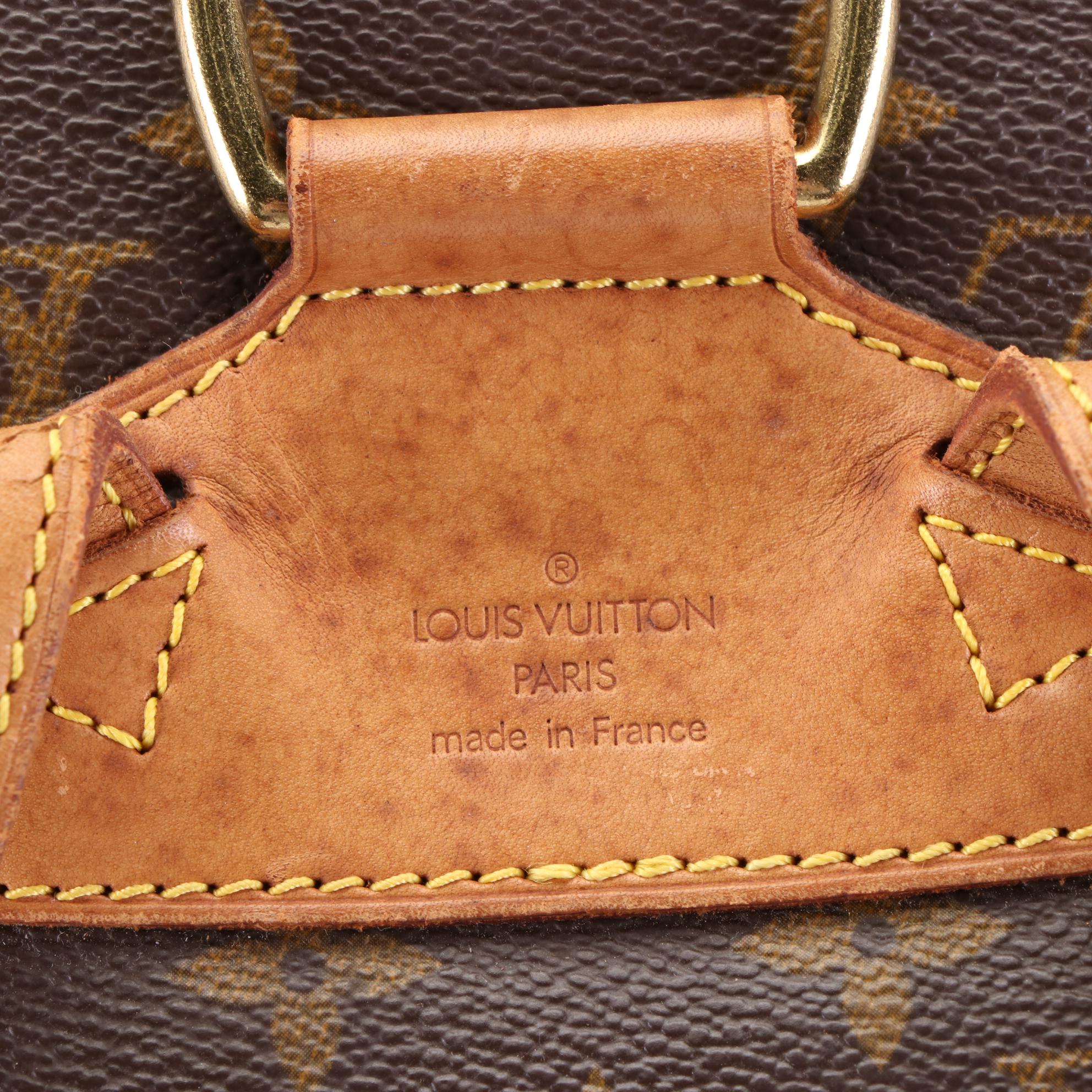 Louis Vuitton Montsouris PM Backpack in Monogram Canvas and Vachetta Leather