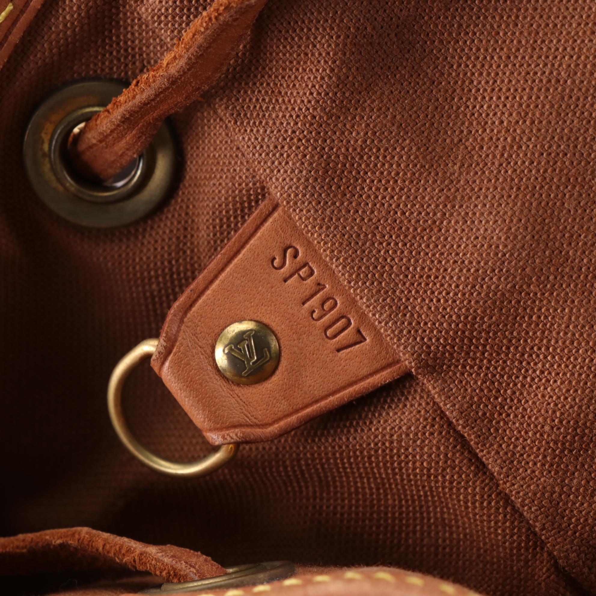 Louis Vuitton Montsouris PM Backpack in Monogram Canvas and Vachetta Leather