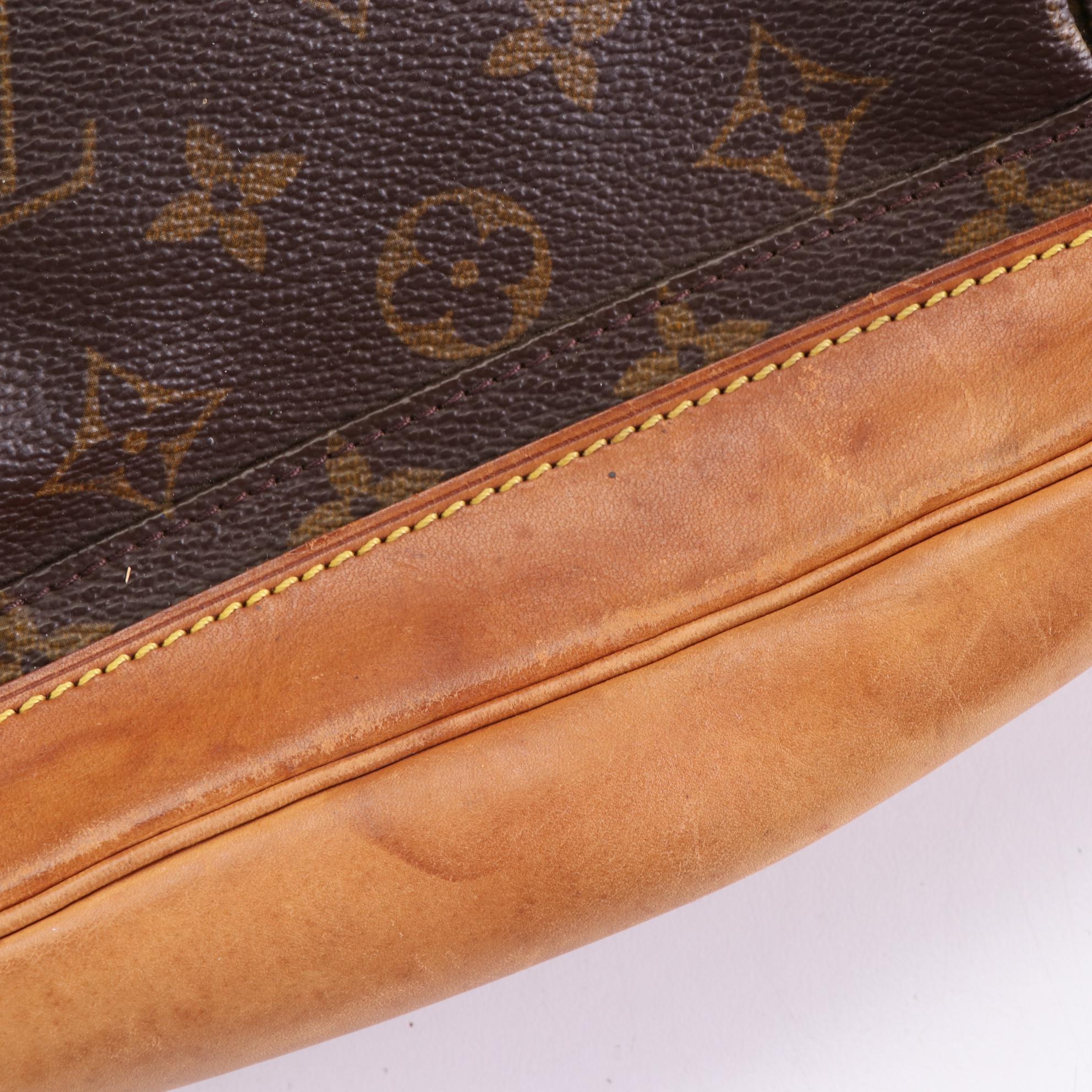 Louis Vuitton Montsouris PM Backpack in Monogram Canvas and Vachetta Leather