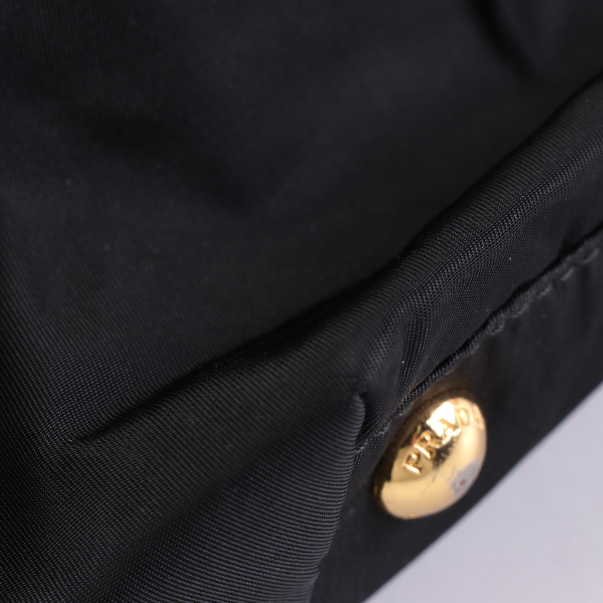 Prada Tessuto Bow Bag in Nylon and Leather