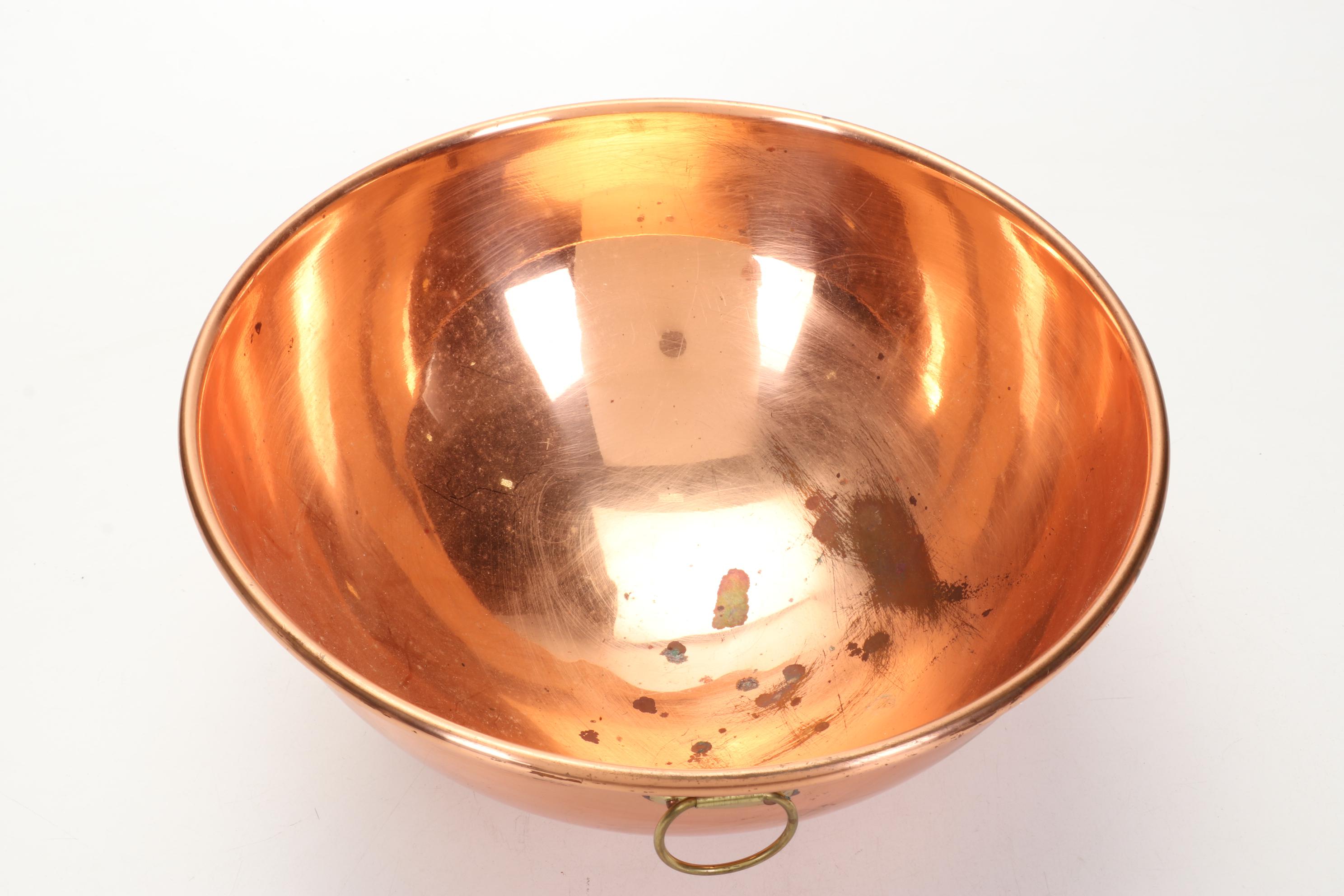 Ethan Allen Hammered Copper Pitcher and Other Copper Kitchenware