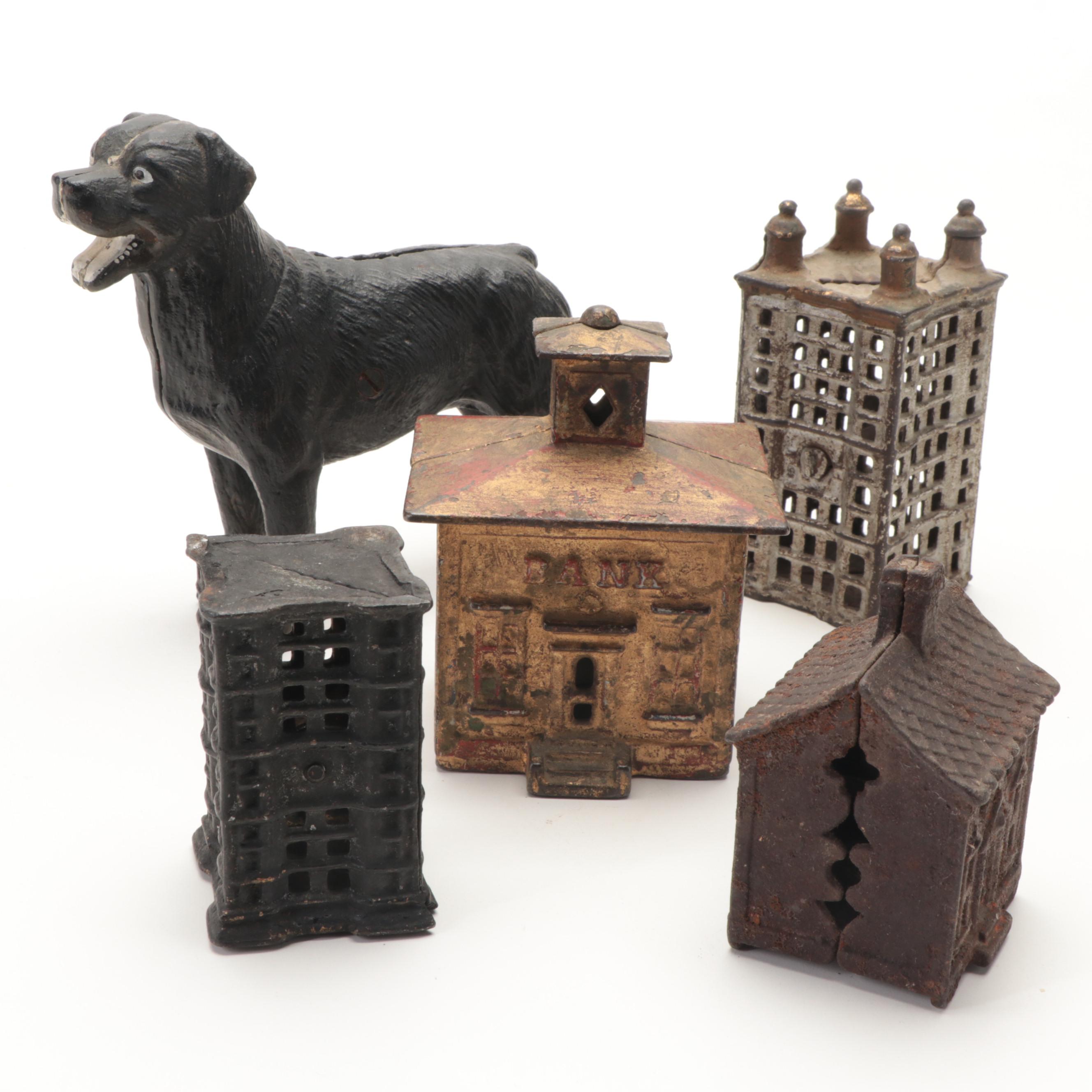 A.C. Williams Skyscraper and Other Cast Iron Still Banks