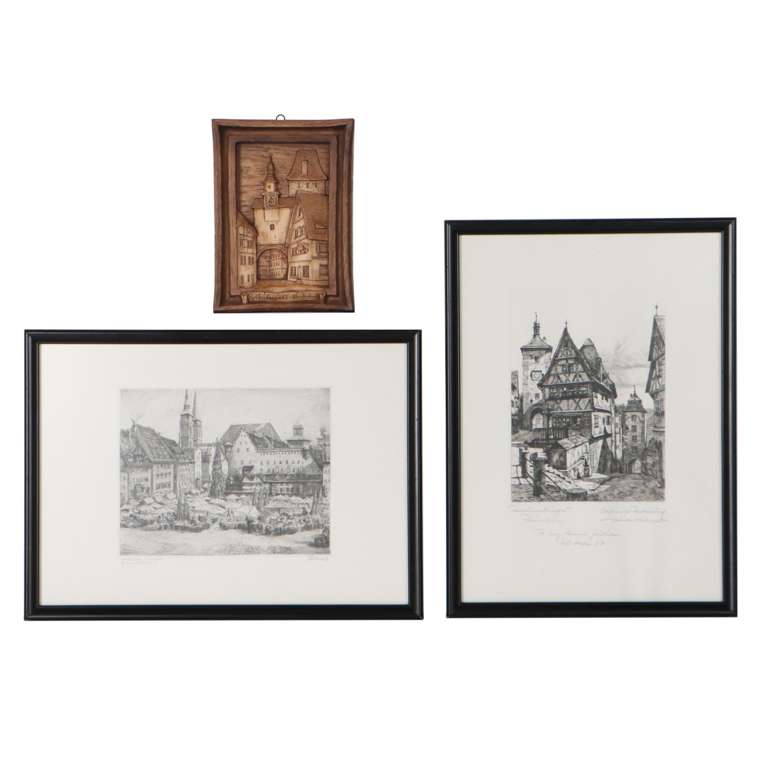 Etchings of German Street Scenes, More