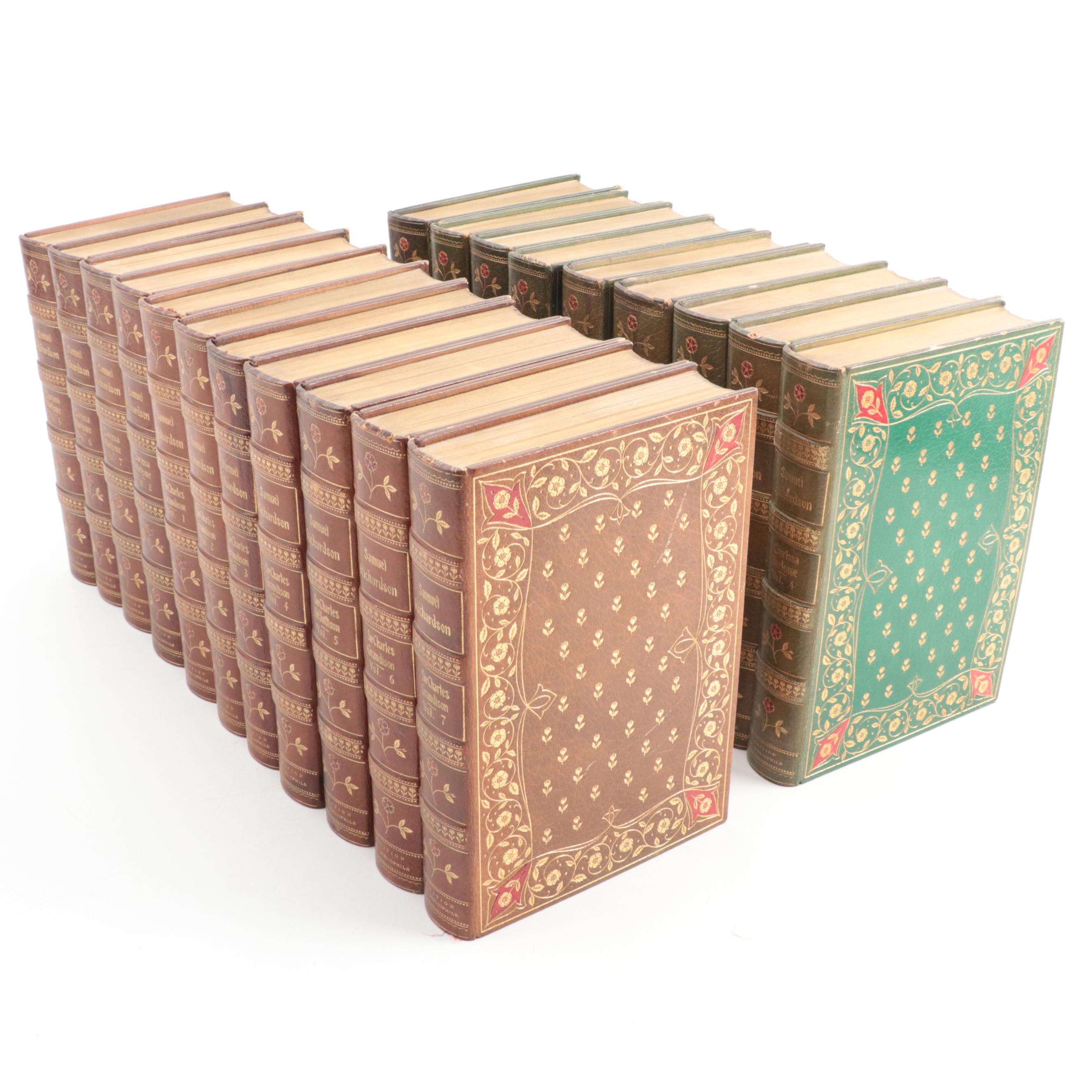 Edition de Bibliophile "The Novels of Samuel Richardson" Complete Set, 1901