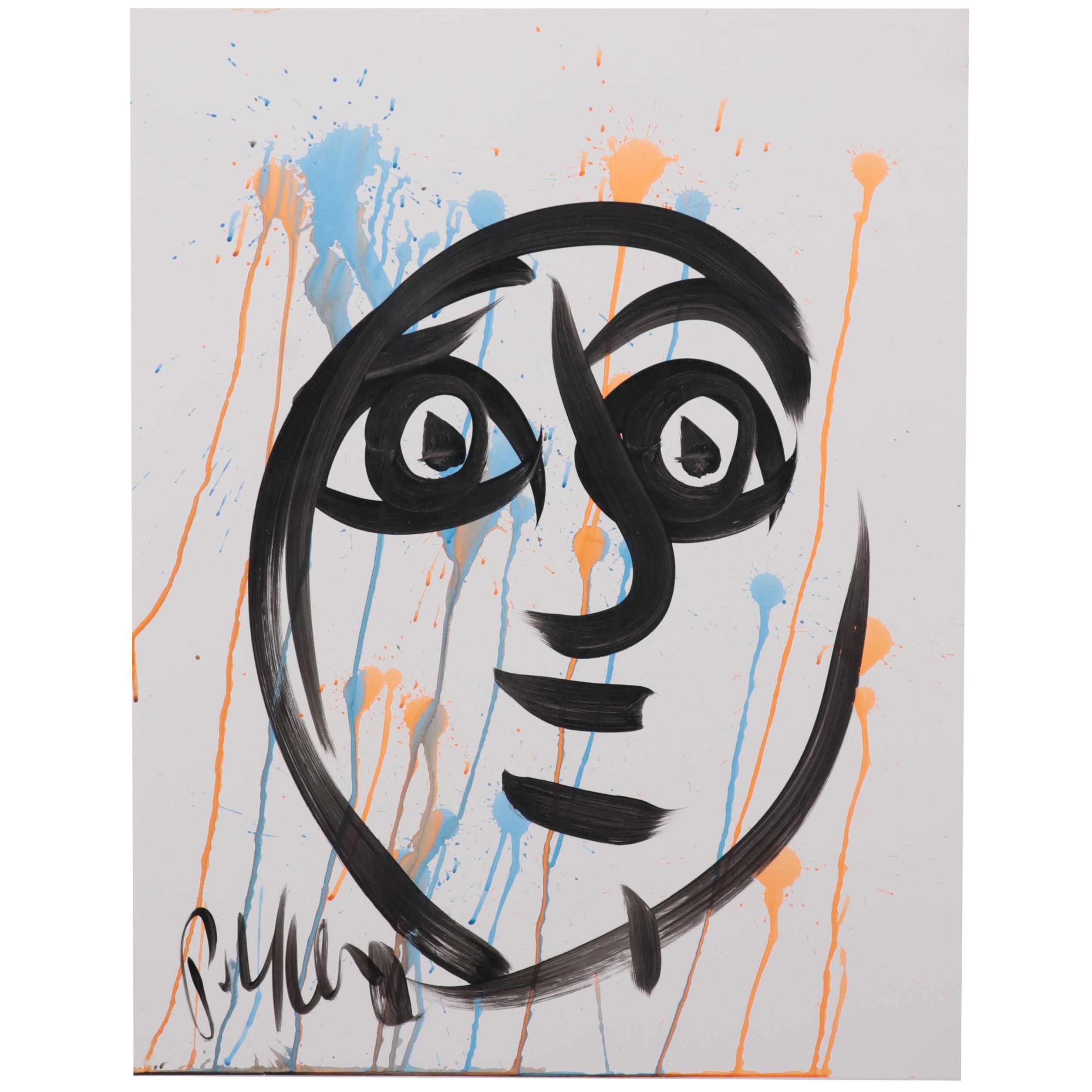 Peter Keil Abstract Acrylic Portrait