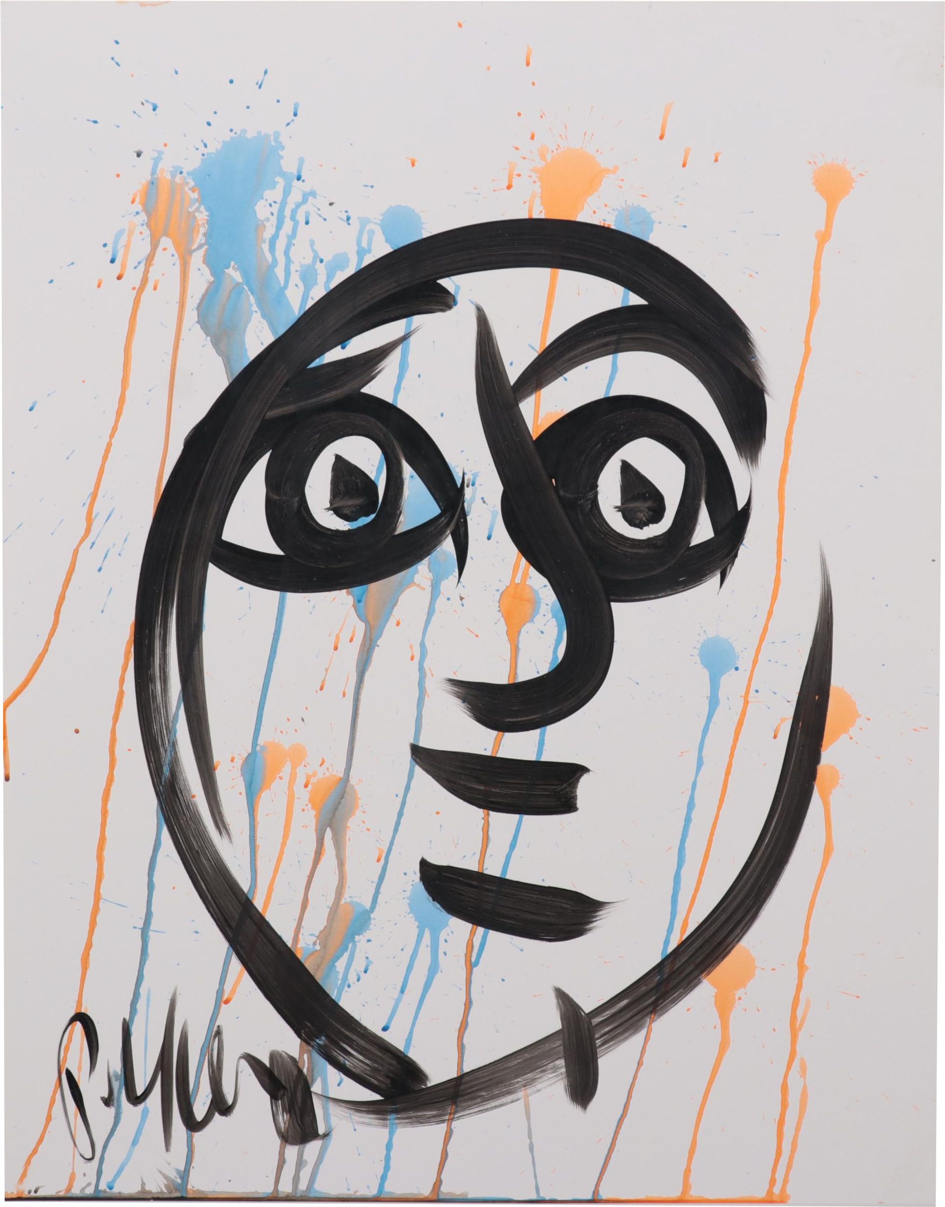 Peter Keil Abstract Acrylic Portrait