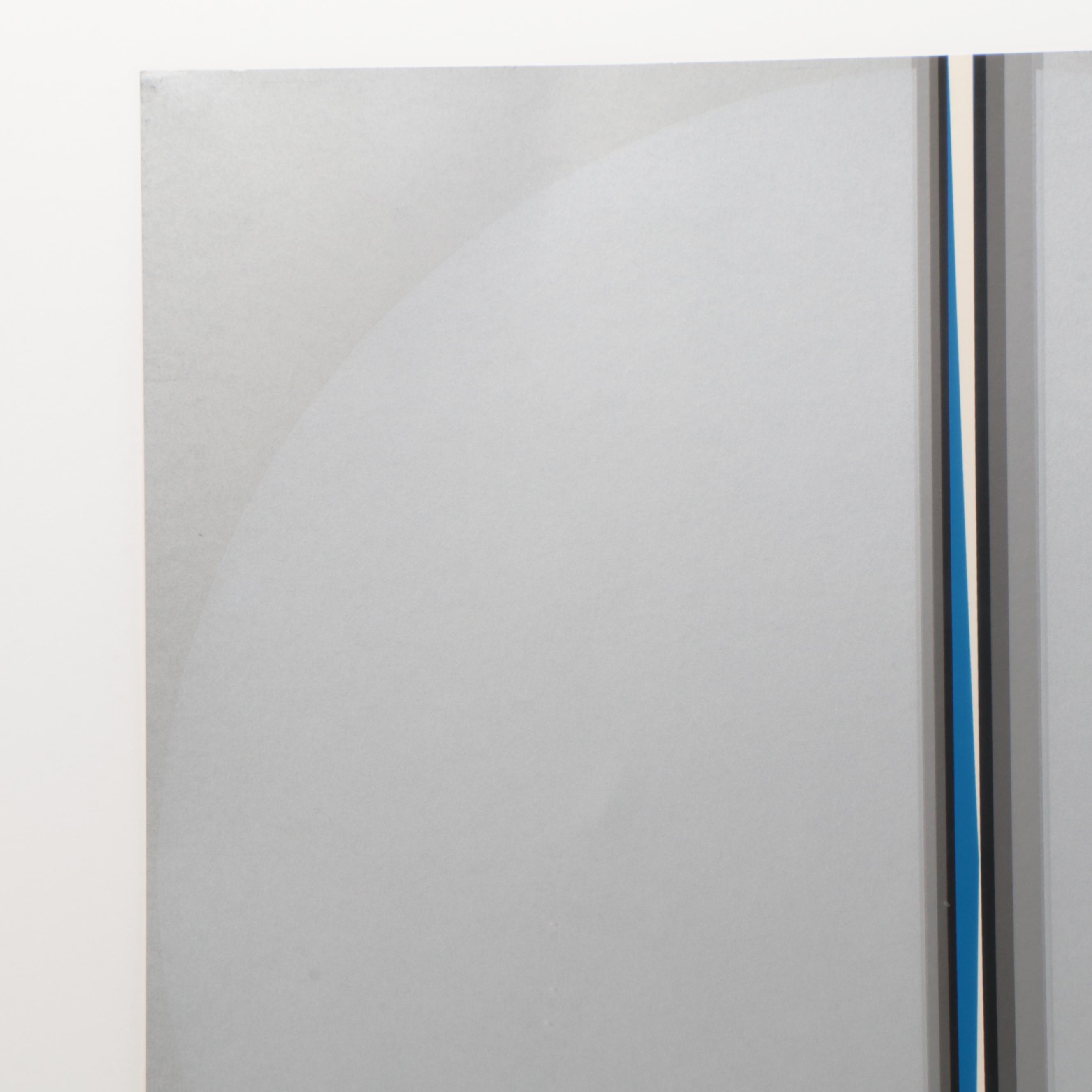 Lothar Quinte Abstract Minimalist Serigraph