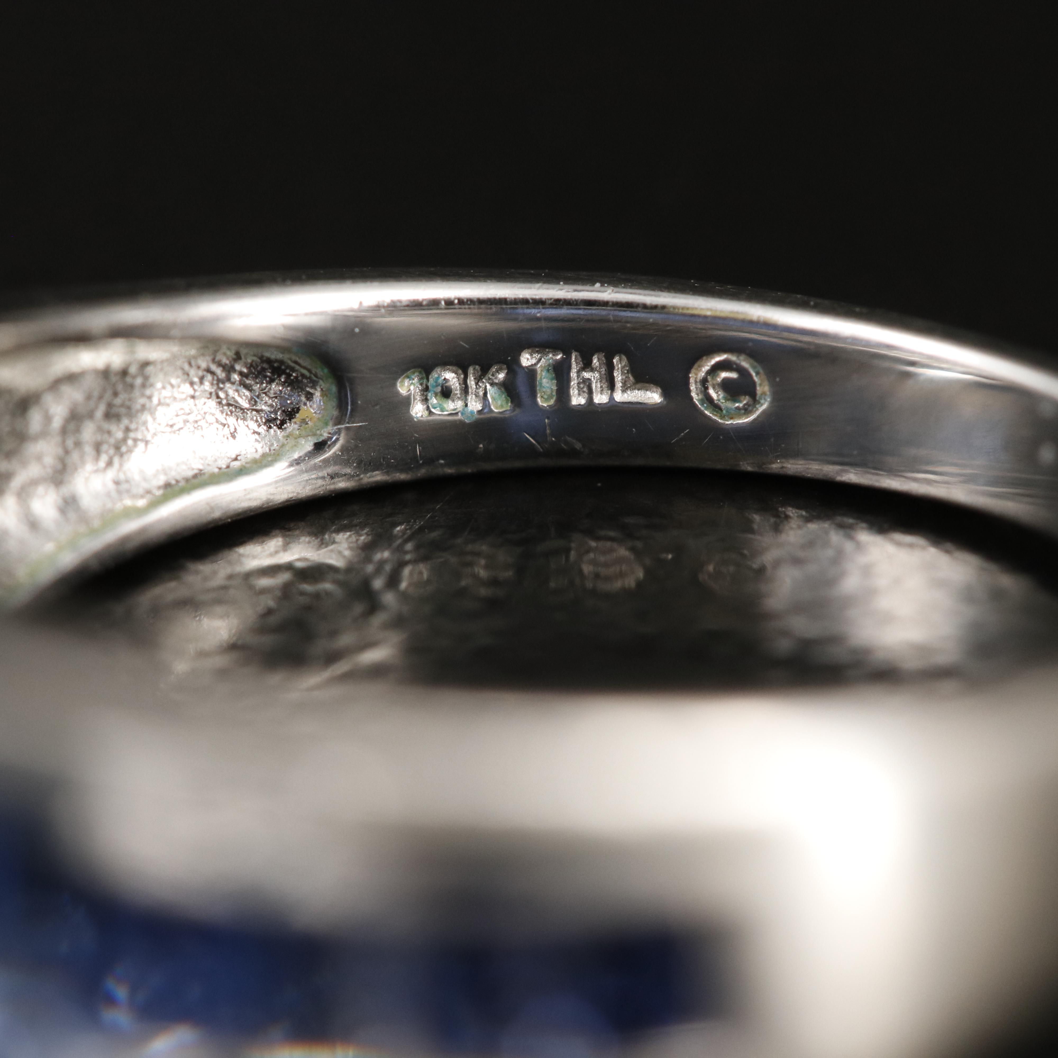 10K Sapphire and Diamond Ring