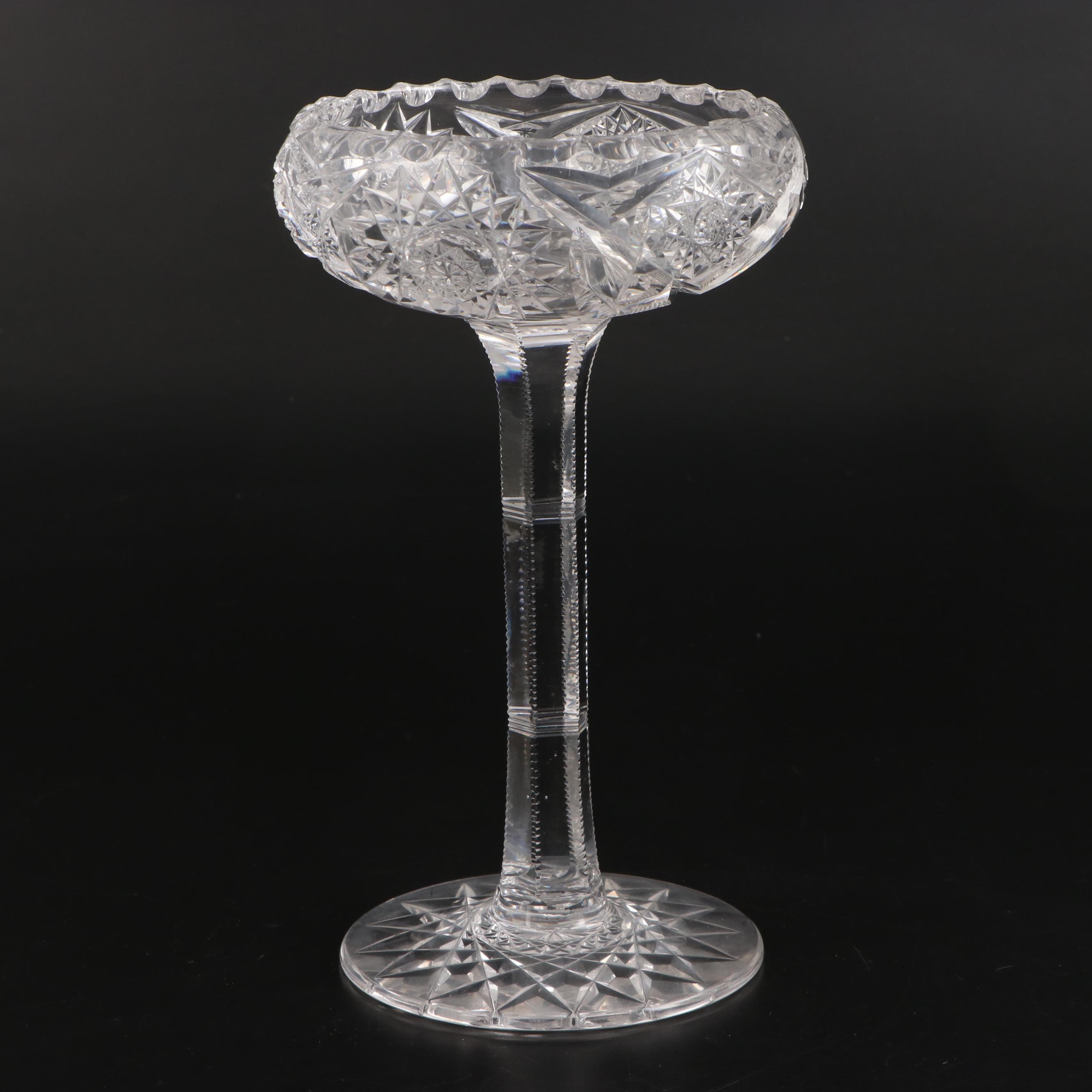Waterford Crystal Candy Dish with American Brilliant Cut Glass Tableware