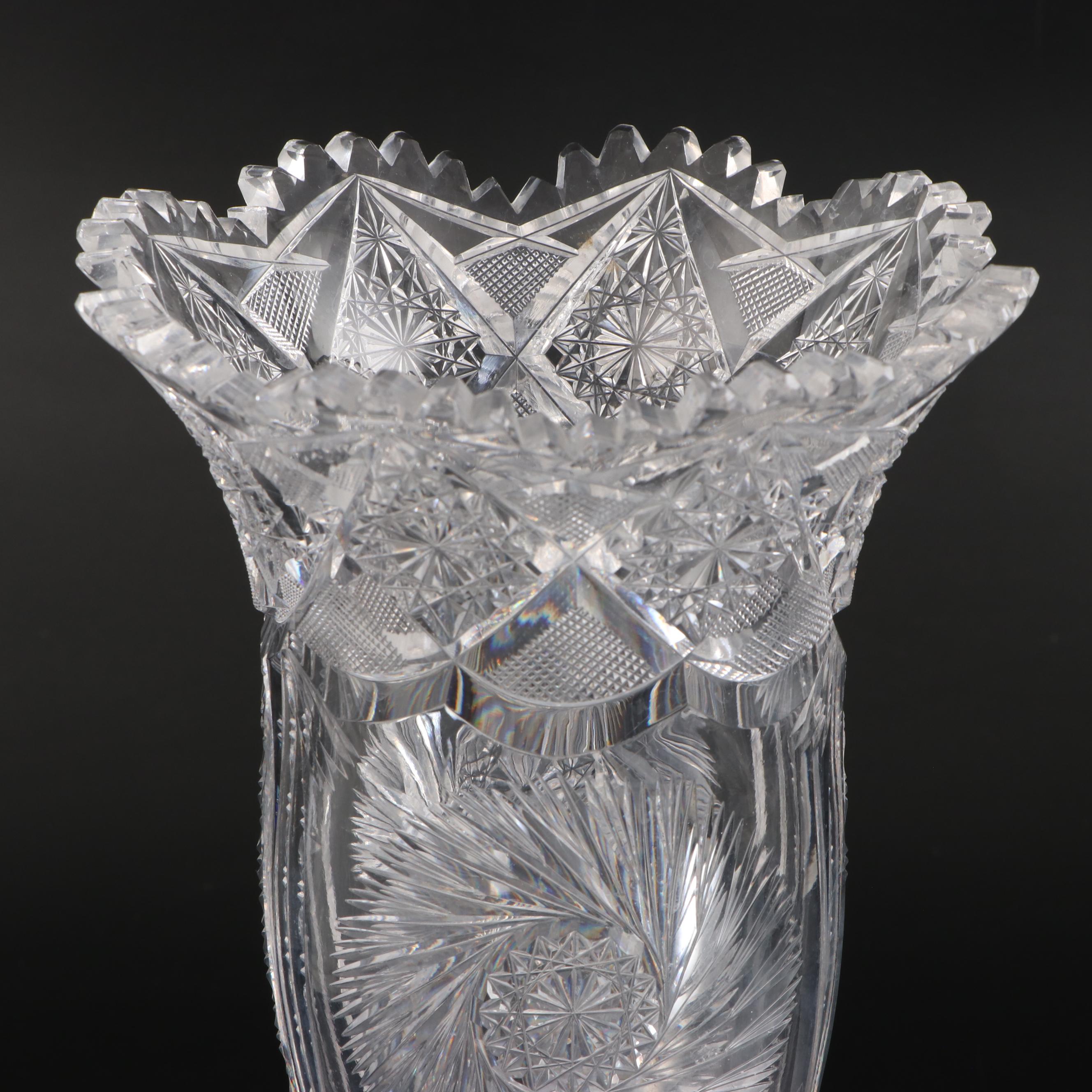 Waterford Crystal Candy Dish with American Brilliant Cut Glass Tableware