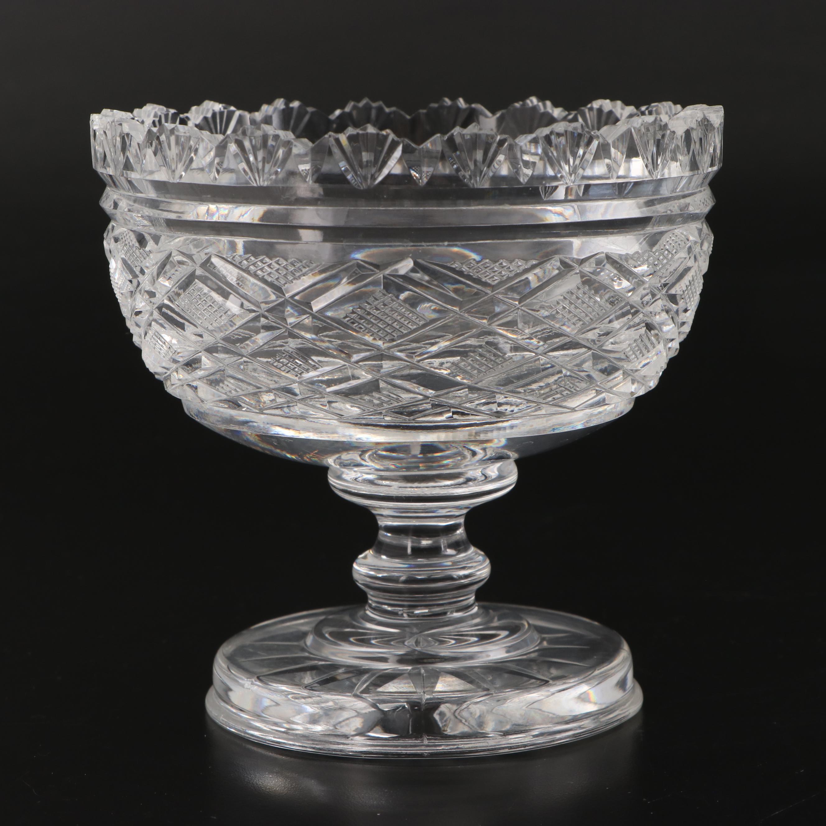 Waterford Crystal Candy Dish with American Brilliant Cut Glass Tableware