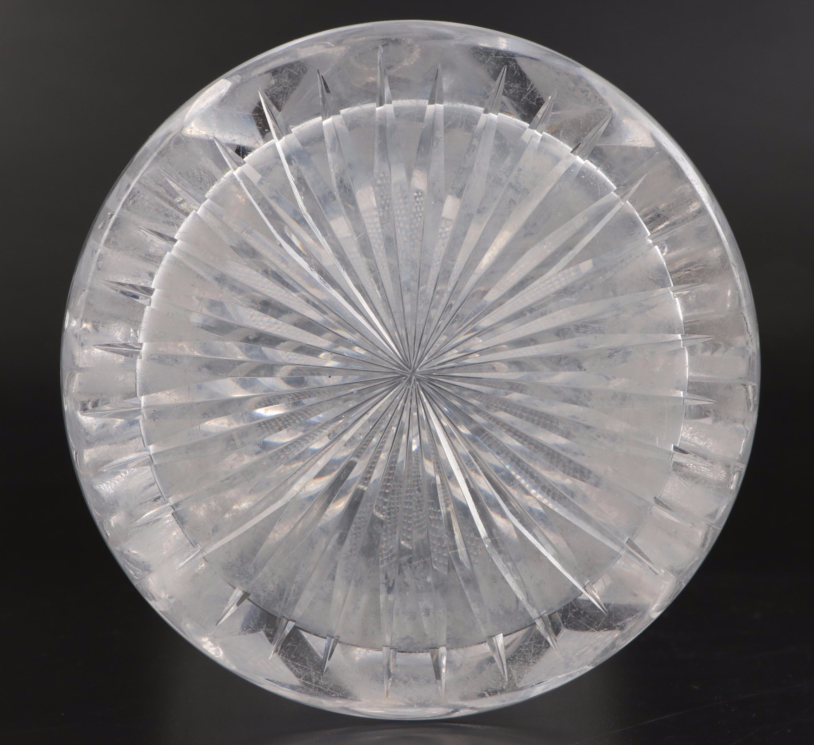 Waterford Crystal Candy Dish with American Brilliant Cut Glass Tableware
