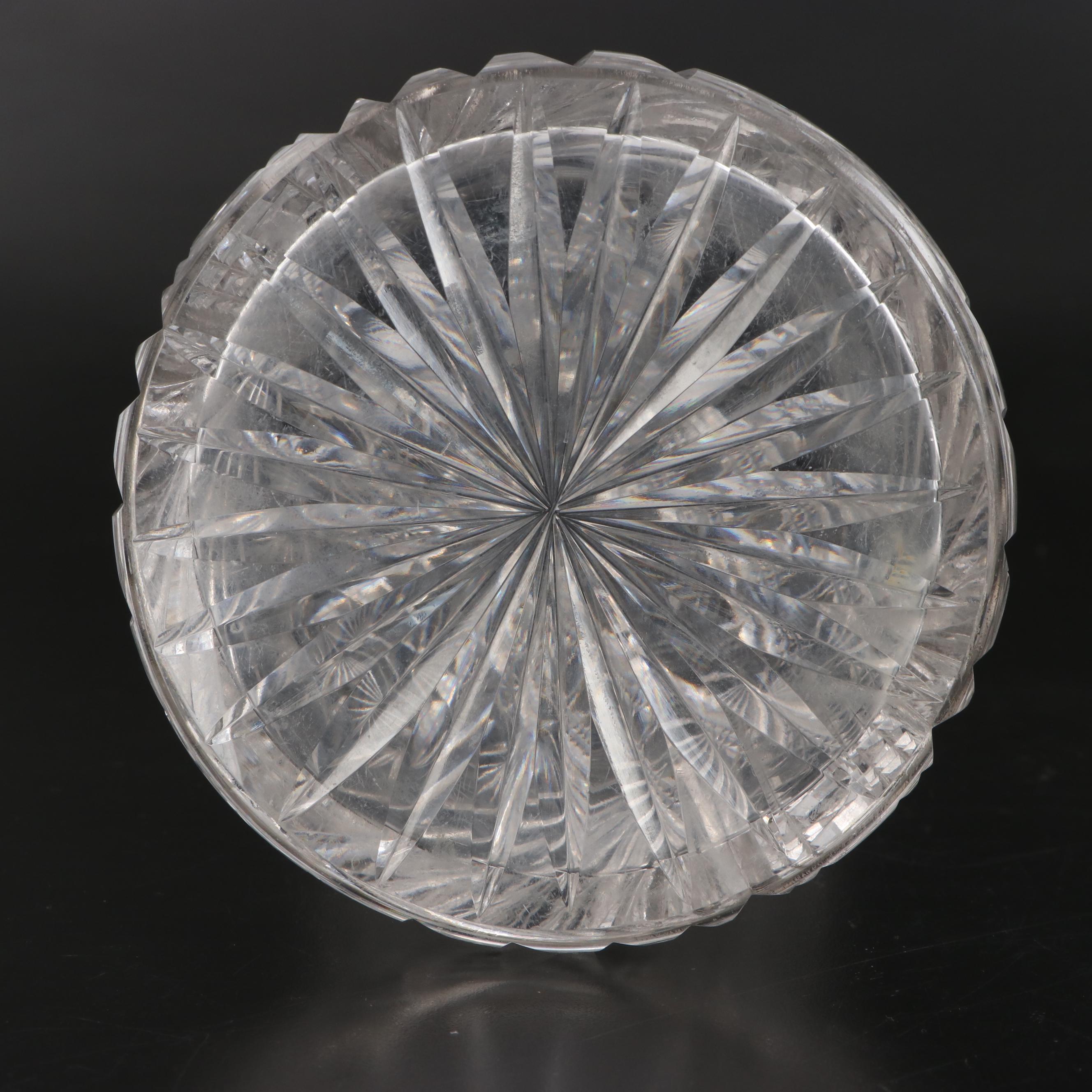 Waterford Crystal Candy Dish with American Brilliant Cut Glass Tableware