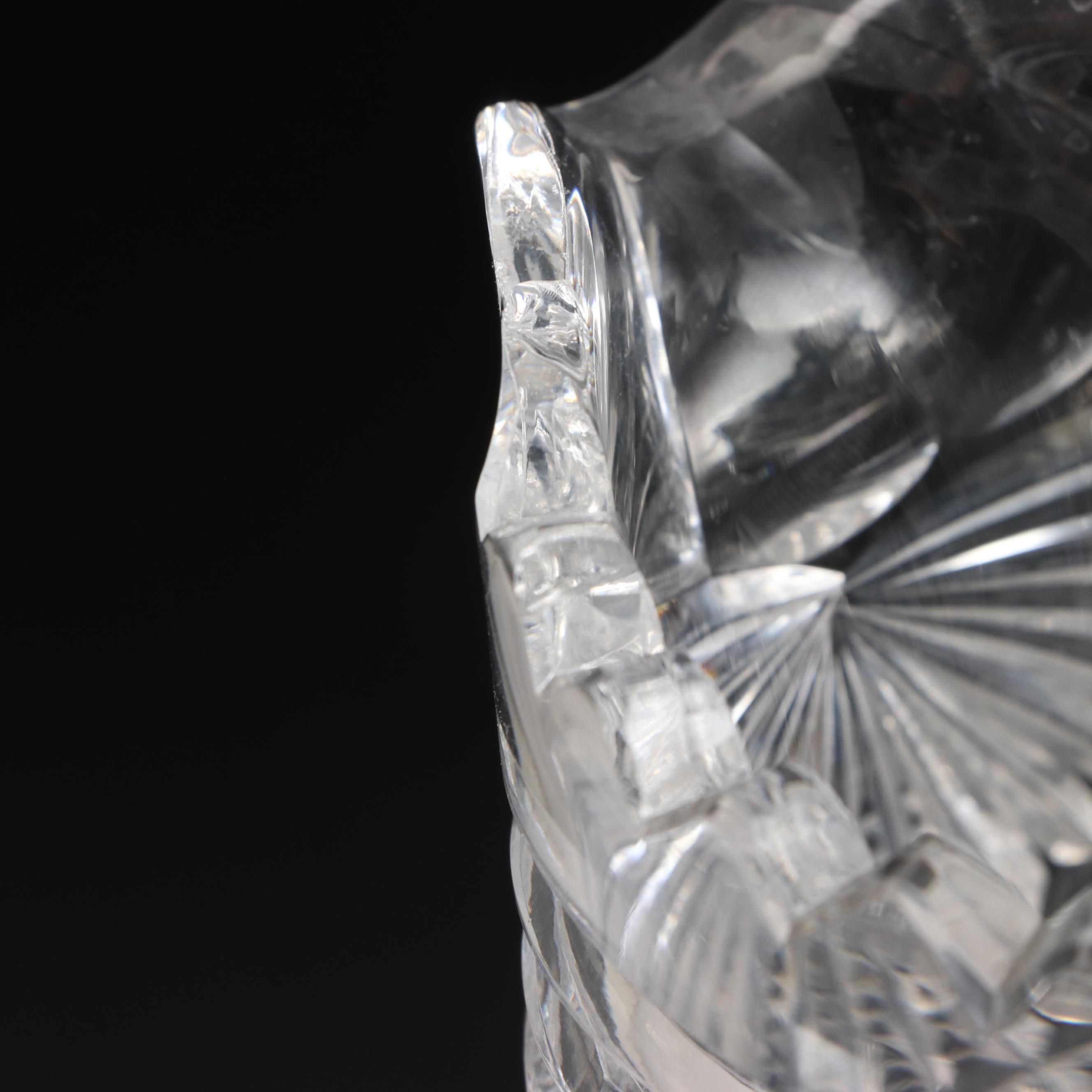 Waterford Crystal Candy Dish with American Brilliant Cut Glass Tableware