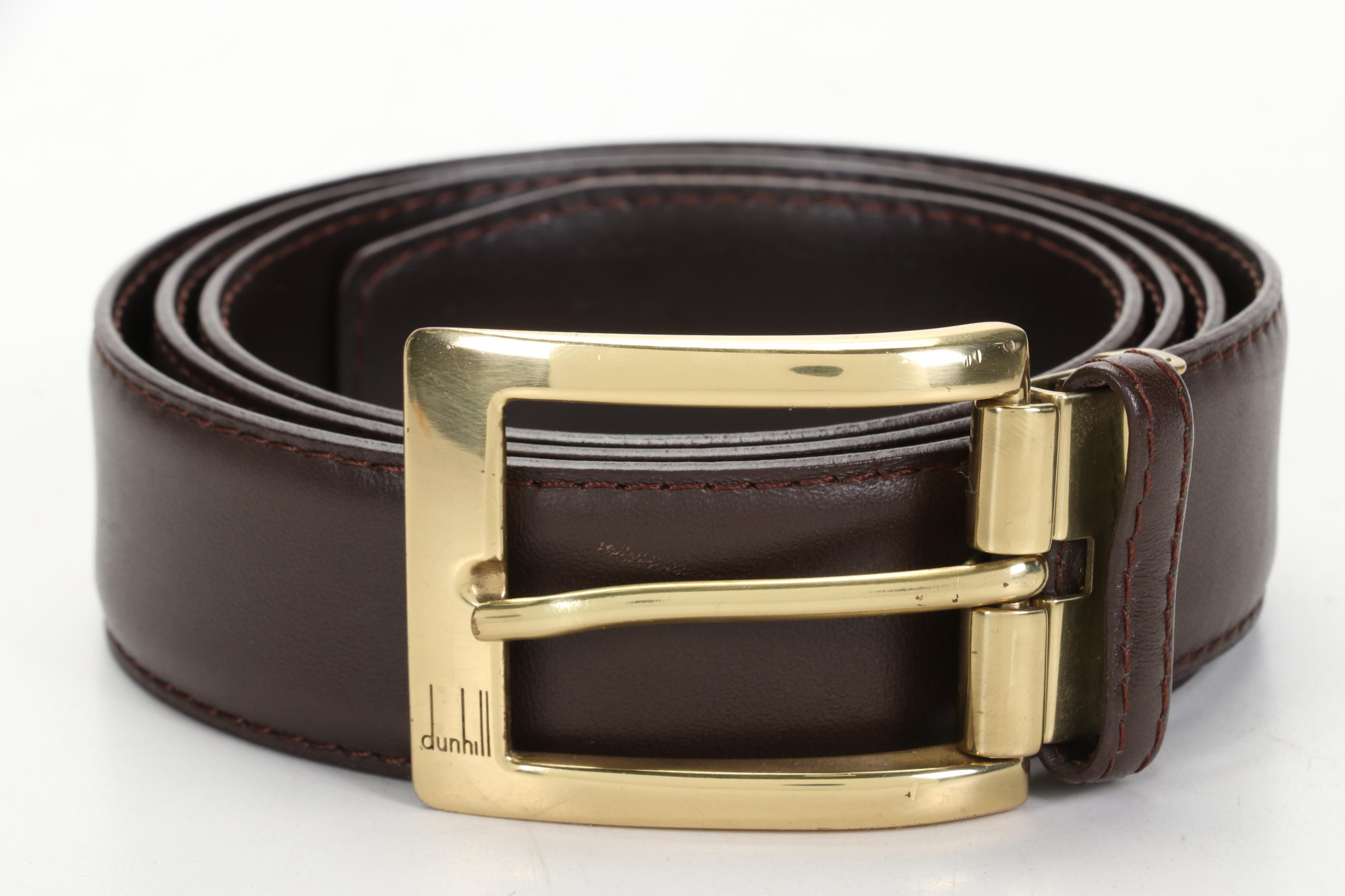 Men's Prada, Tom Ford, and Dunhill Leather Belts