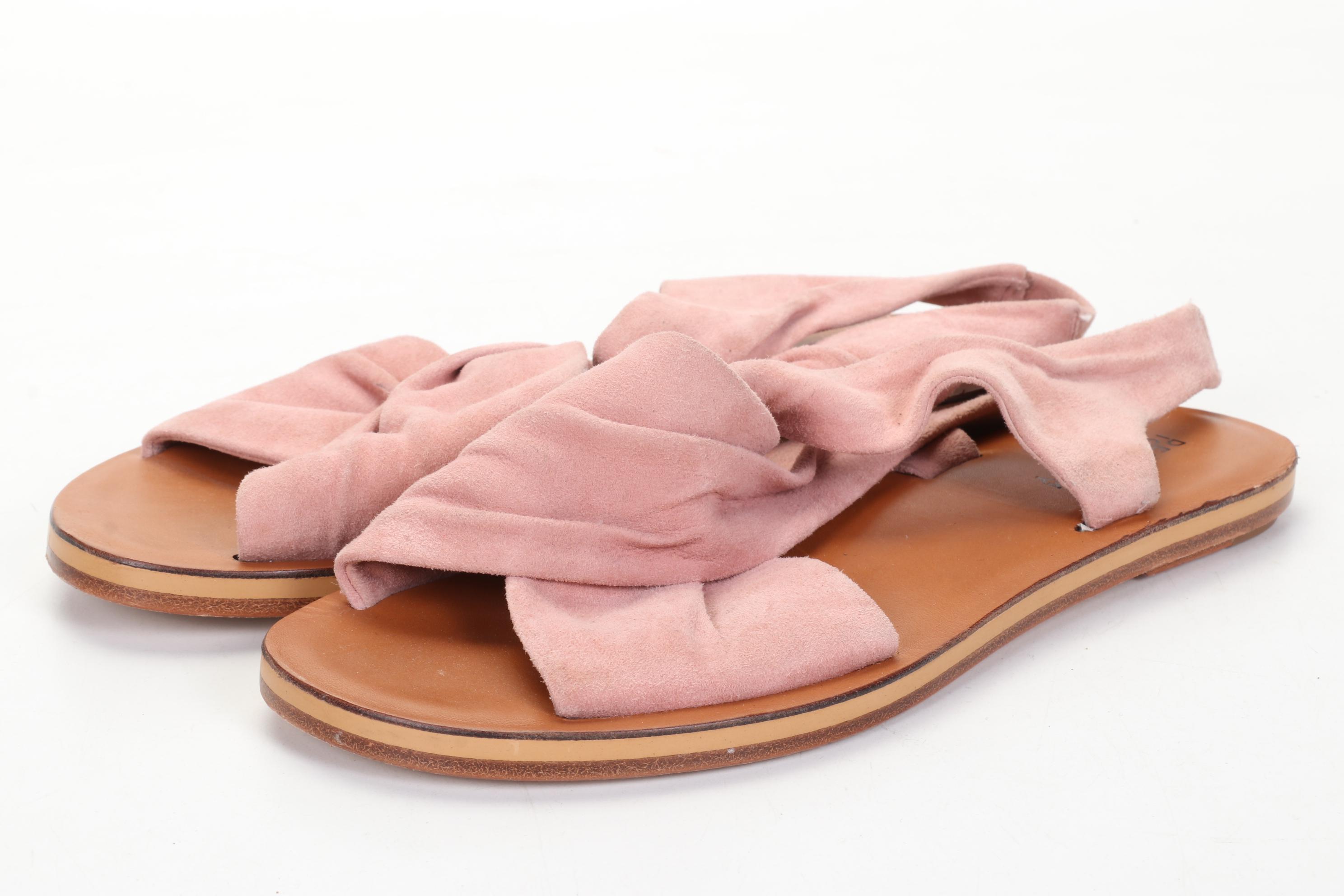 Tory Burch Espadrille Sandals, Coach Sandals, Derek Lam Flats, and Vince Sandals