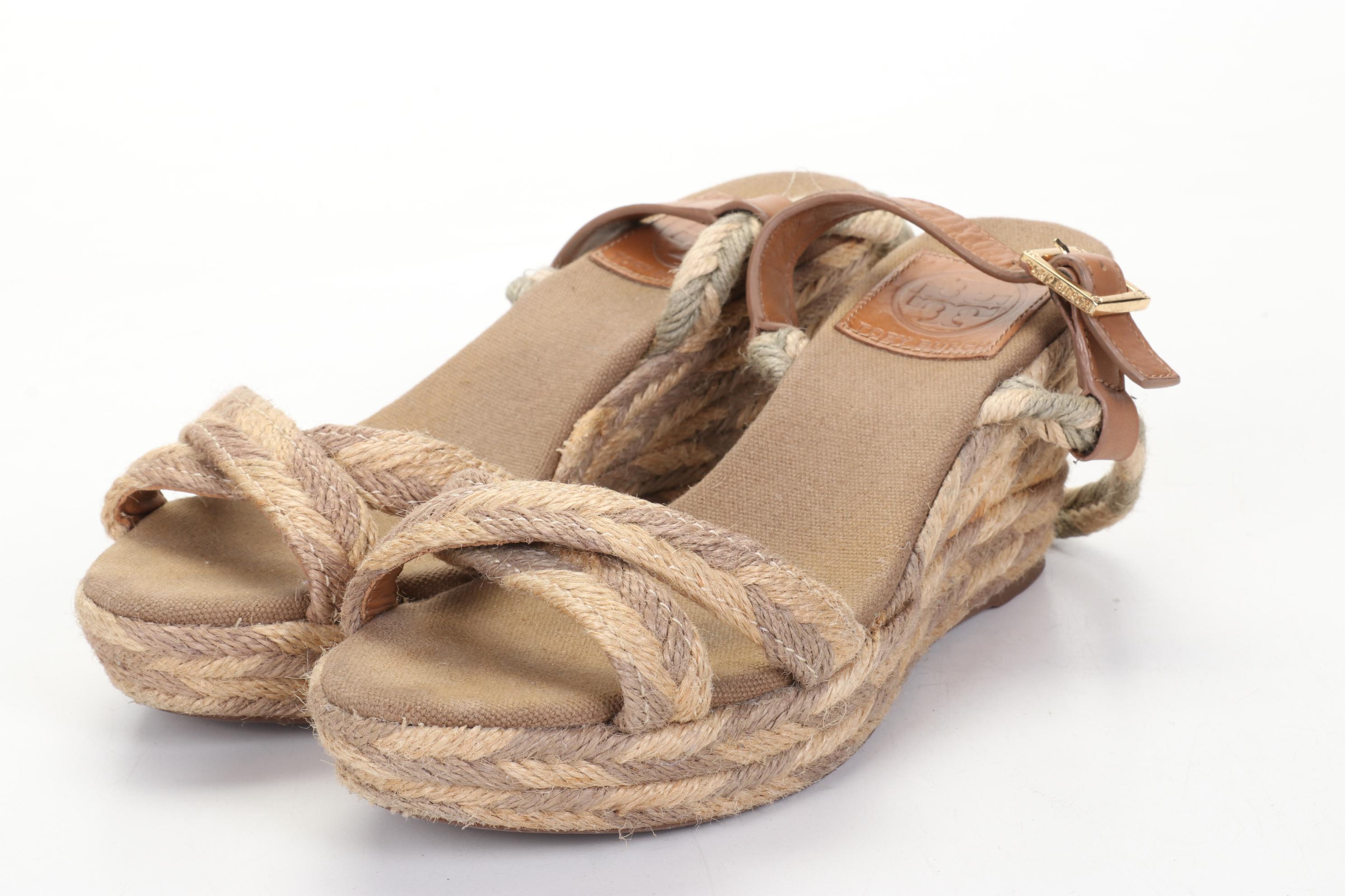 Tory Burch Espadrille Sandals, Coach Sandals, Derek Lam Flats, and Vince Sandals