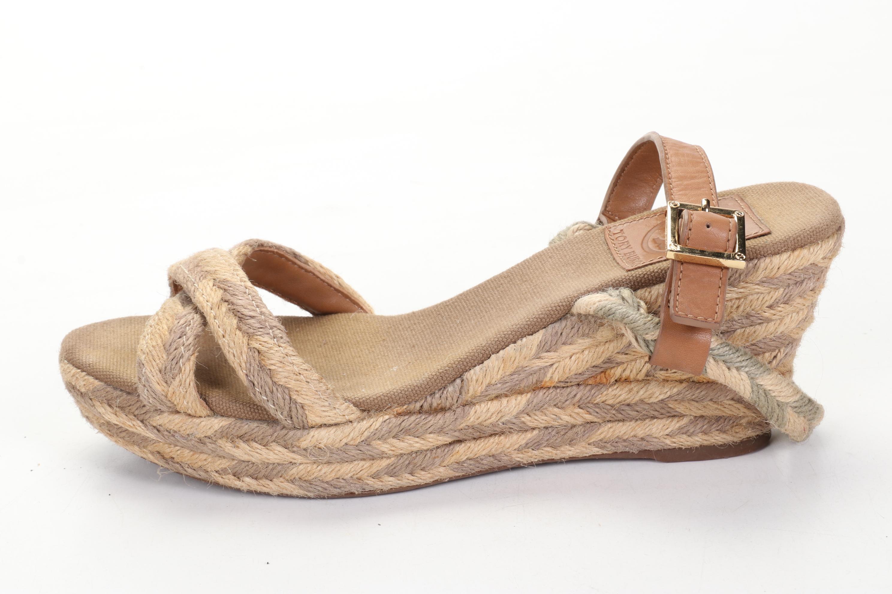 Tory Burch Espadrille Sandals, Coach Sandals, Derek Lam Flats, and Vince Sandals